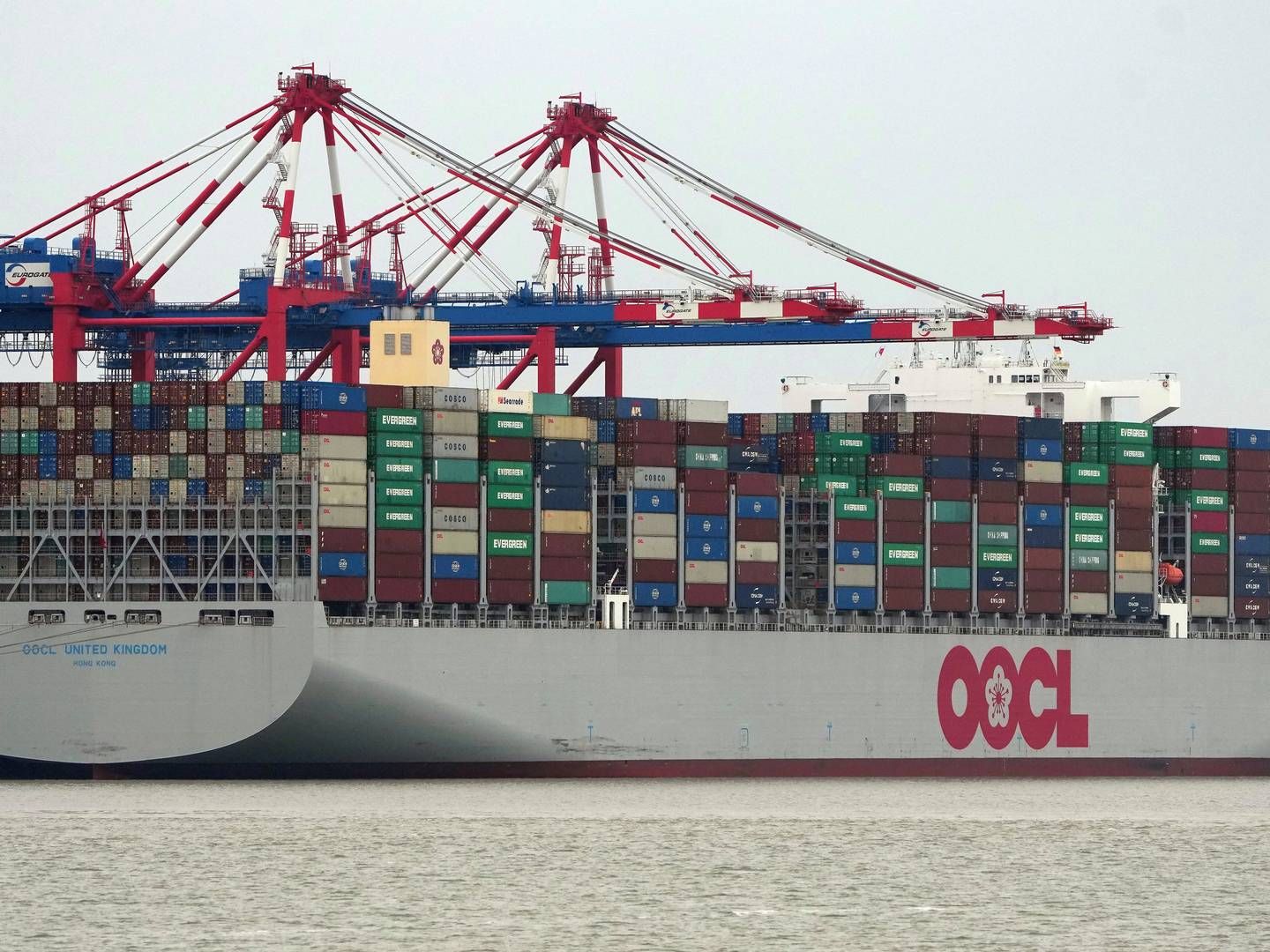 OOCL has decided to stop all cargo acceptance to Israel. | Photo: Michael Sohn/AP/Ritzau Scanpix