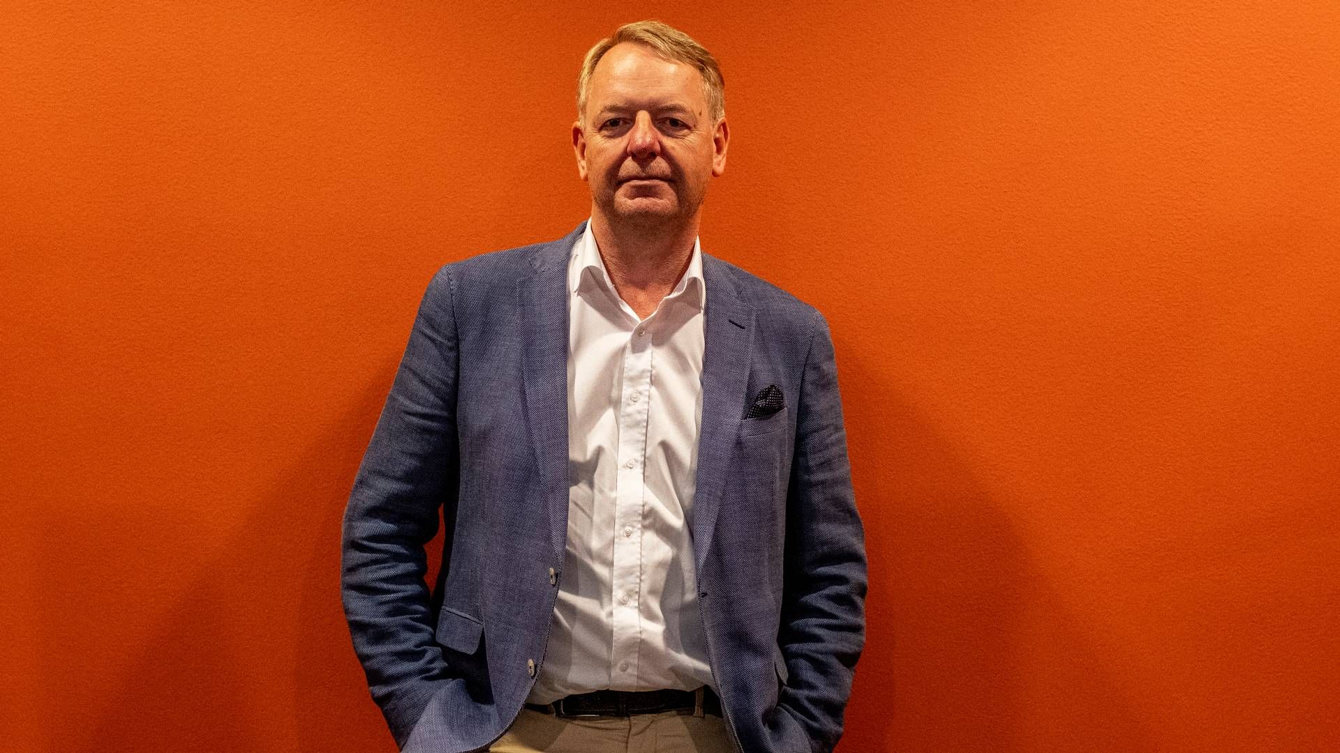 Niels Duedahl er adm. direktør for den andelsejede energi- og telekoncern Norlys, der har hovedsæde i Silkeborg og for nylig opkøbte den danske del af Telia. | Foto: Joachim Ladefoged