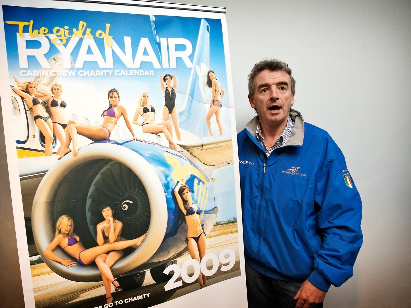 Den mangeårige Ryanair-topchef Michael O'Leary er kendt for at afholde opsigtsvækkende pressemøder og komme med kontroversielle udtalelser. | Foto: Jens Dresling/Politiken/Ritzau Scanpix