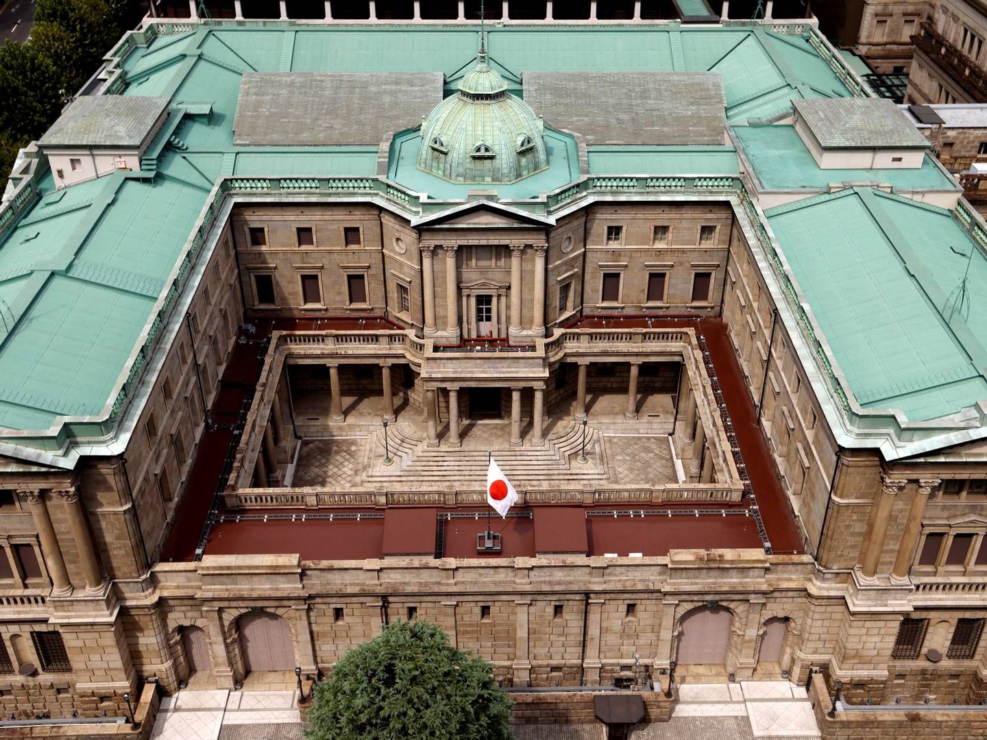 Den japanske centralbank, der ligger i Tokyo, fastholdt sin pengepolitik efter seneste pengepolitiske møde. | Foto: Issei Kato/Reuters/Ritzau Scanpix