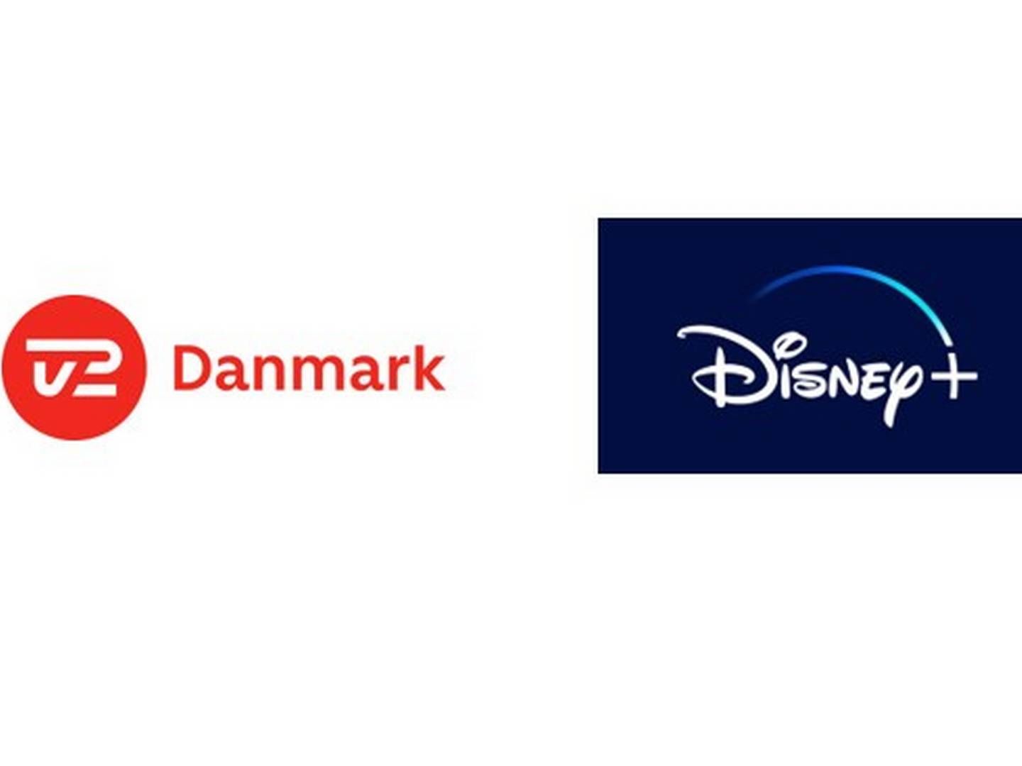 TV 2 skal sælge reklamer for Disney+ på det danske marked. I Sverige har Disney indgået en lignende aftale med TV4 og i Norge står norsk TV 2 for salget. | Foto: Pr/ Tv 2 og Walt Disney Company