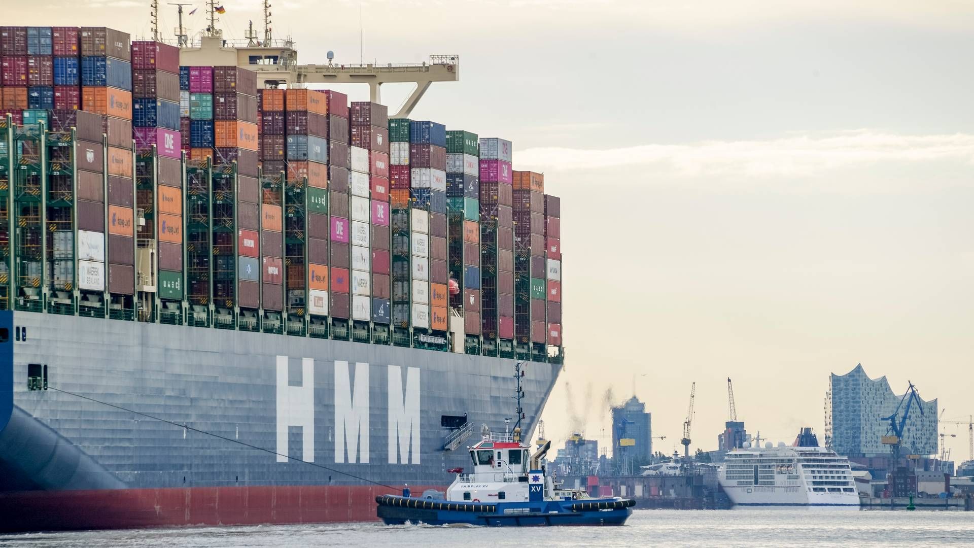 Den sydkoreanske regering sælger godt 60 pct. af aktierne i containerrederiet HMM til Harim Group. | Foto: Axel Heimken/AP/Ritzau Scanpix