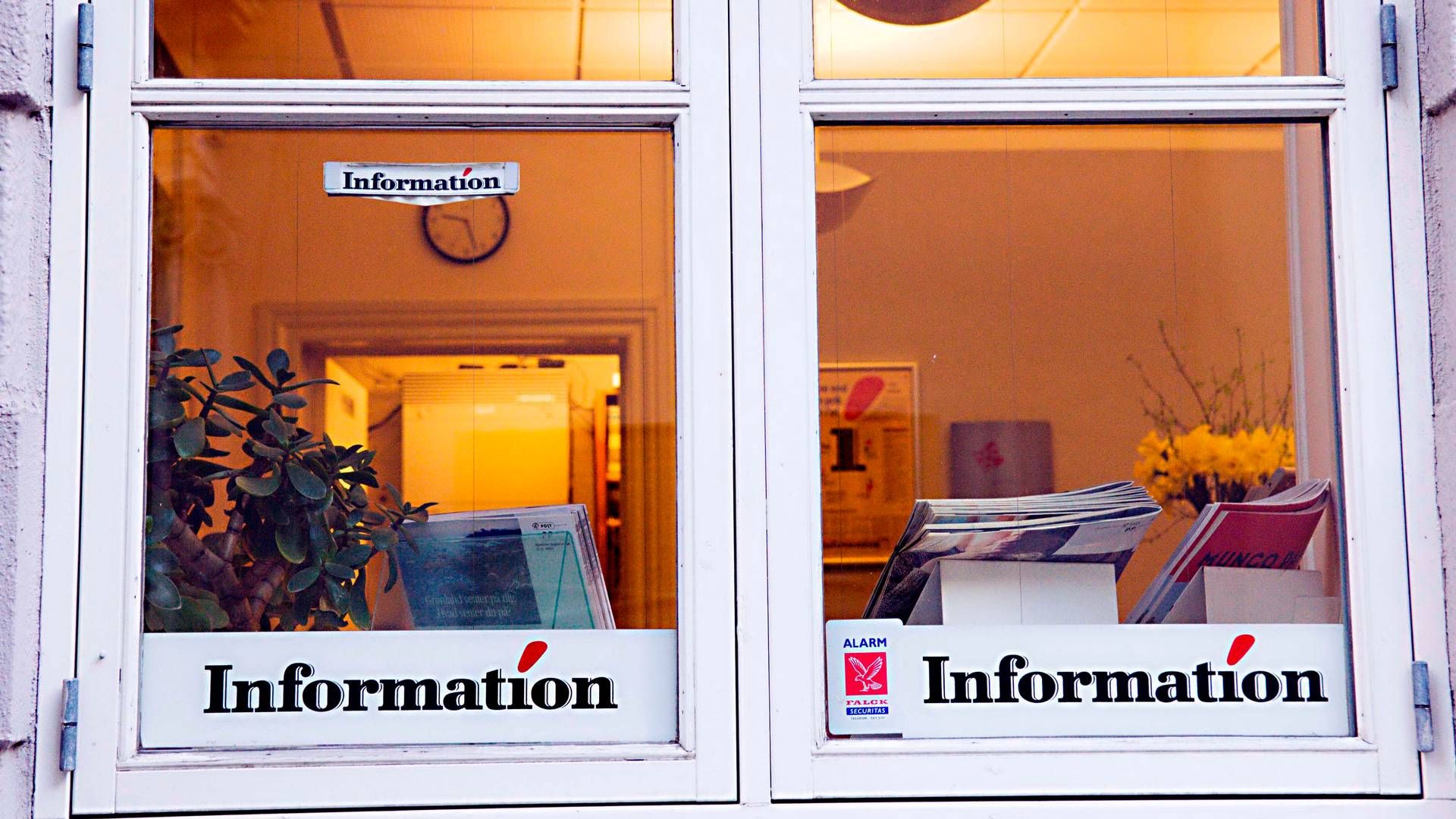 Information er en af fem medier, der vil give avisabonnementer væk til danskere, der ikke har råd. | Foto: Jens Dige/Ritzau Scanpix