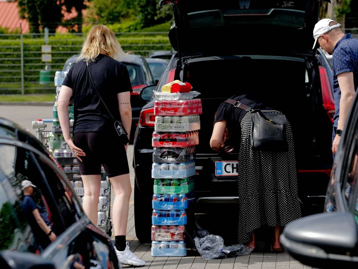 Øl og sodavand er fortsat de store varegrupper, som bliver solgt i den dansk-tyske grænsehandel. | Foto: Anders Brohus