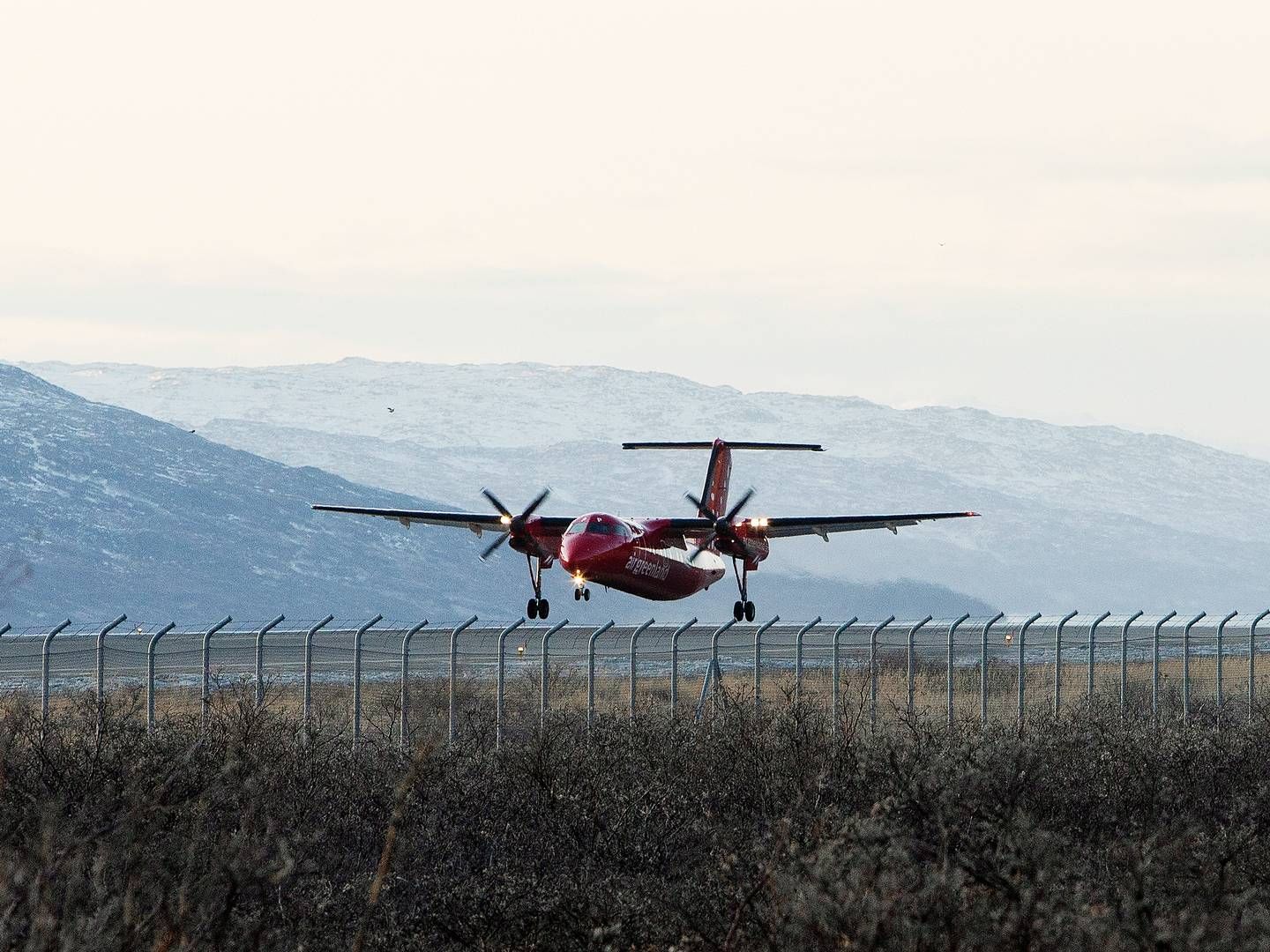 Arkivbilledet fra lufthavnen i Kangerlussuaq | Foto: Martin Lehmann/Ritzau Scanpix