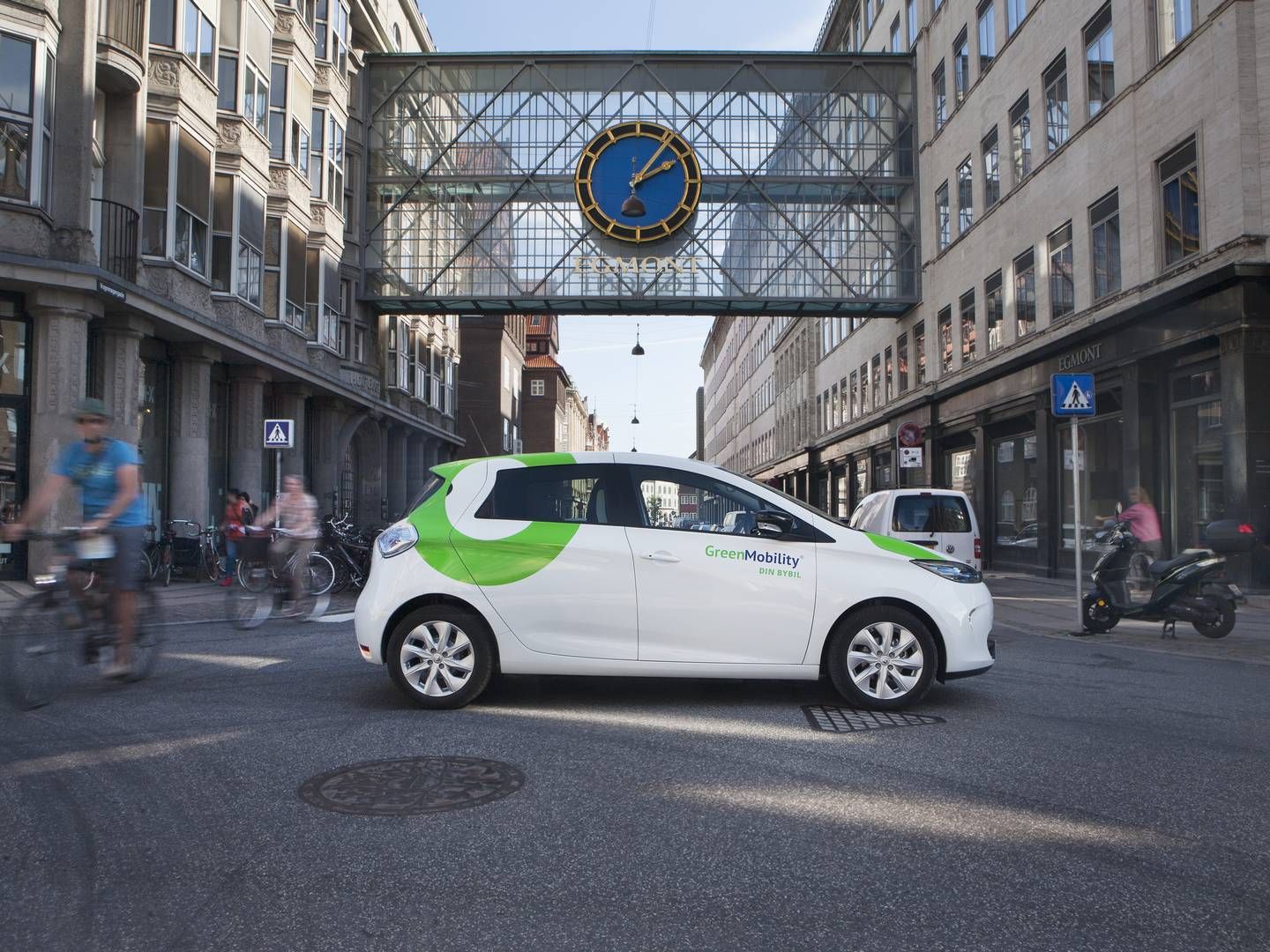 Greenmobility har en flåde på omkring 1400 biler, hvor de 1000 findes i København. | Foto: Prgreen Mobility