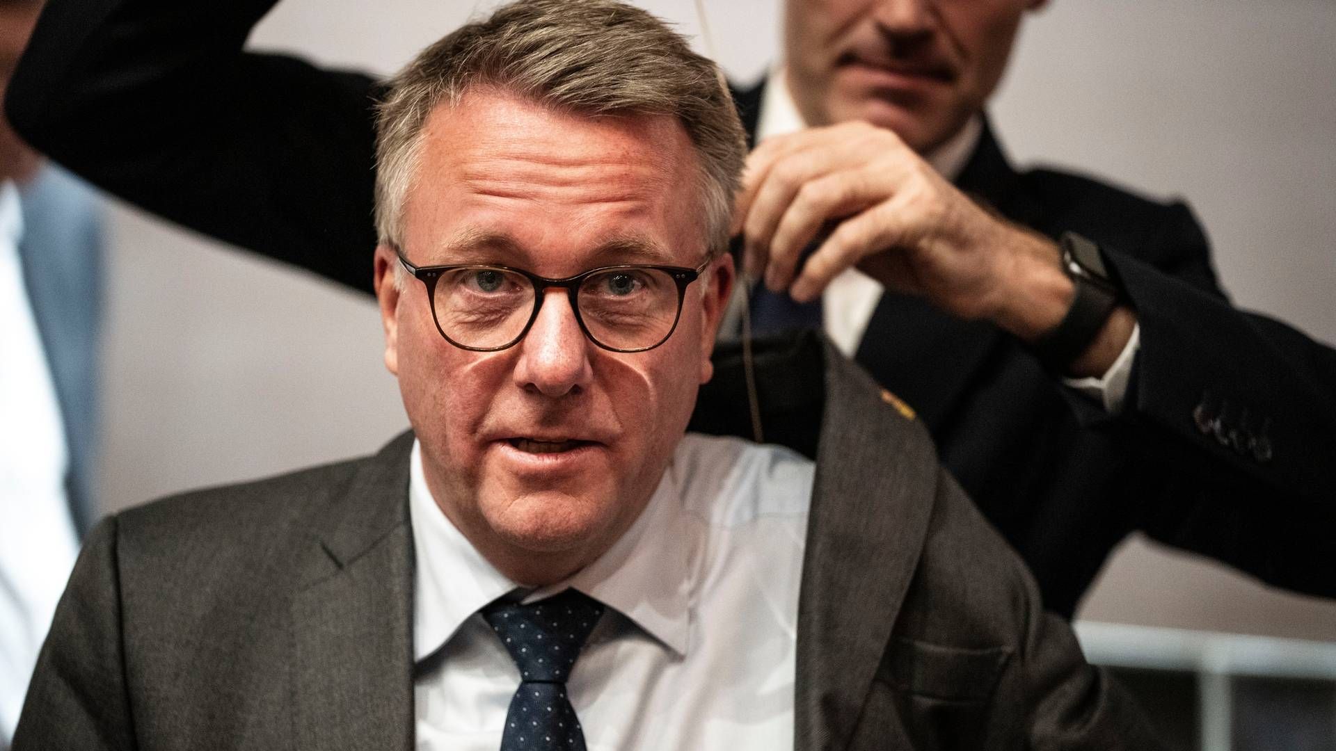 Erhvervsminister Morten Bødskov (S) udtaler til Børsen, at regeringen vil afsætte milliardbeløb til grøn statsstøtte. | Foto: Thomas Traasdahl