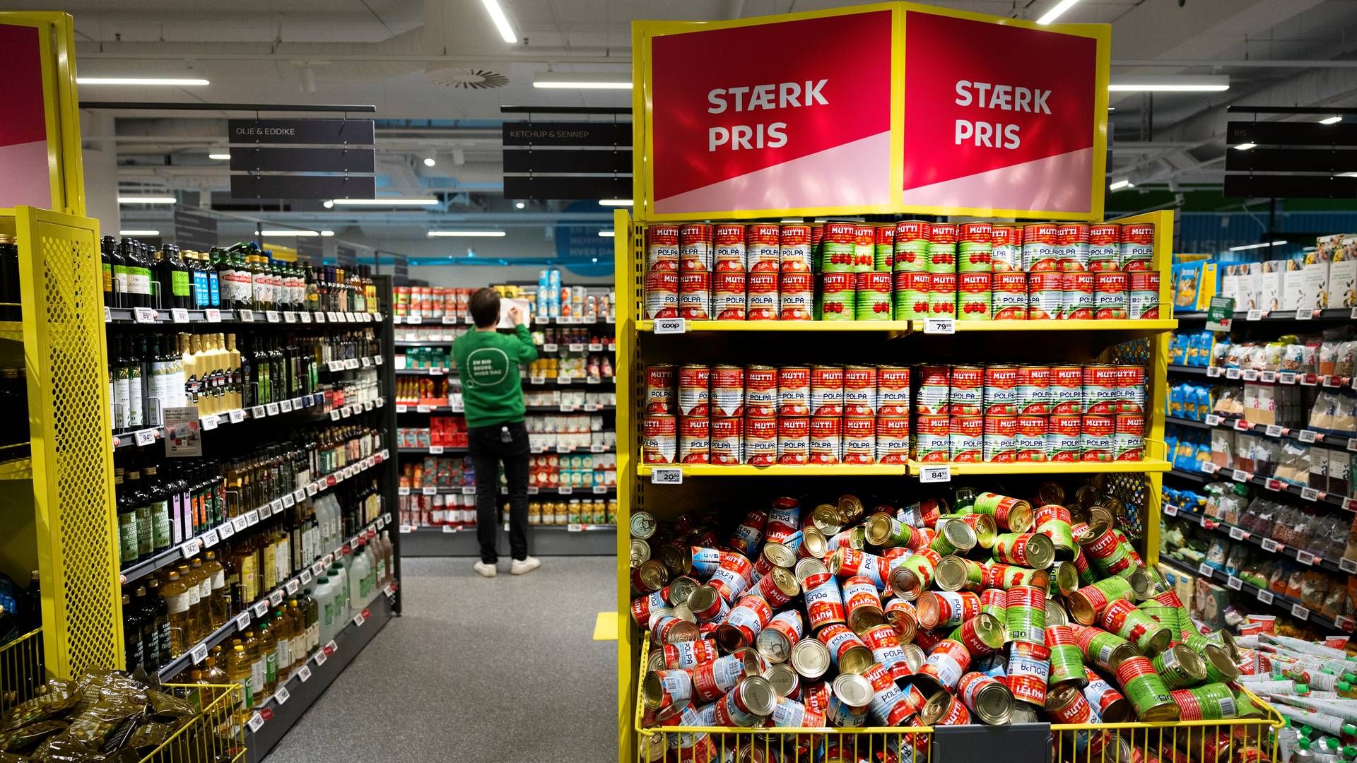 ”De lavere priser på fødevarer kan blandt andet skyldes, at omkostningspresset for fødevarevirksomhederne er aftaget," siger privatøkonom Brian Friis Helmer. | Foto: Finn Frandsen/Ritzau Scanpix