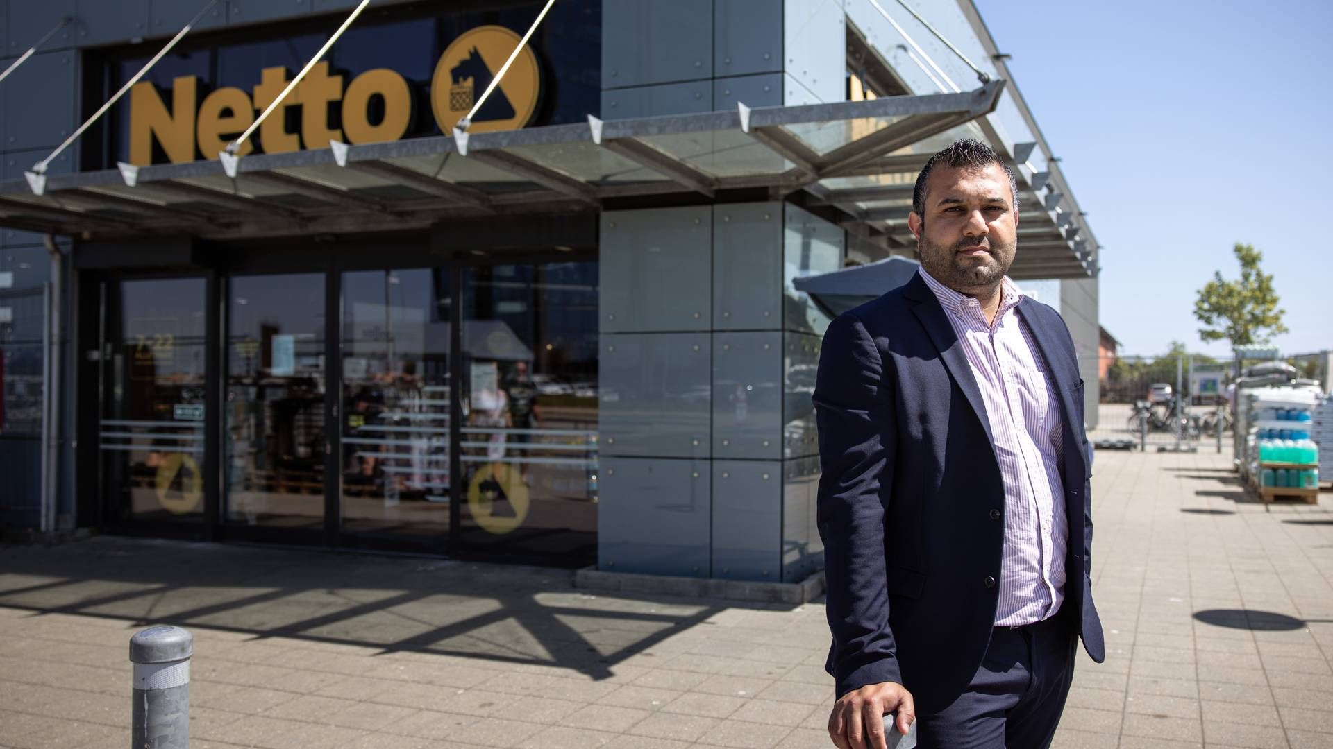 Braw Bakir er chef for Netto i Danmark. | Foto: Stine Schjøtler