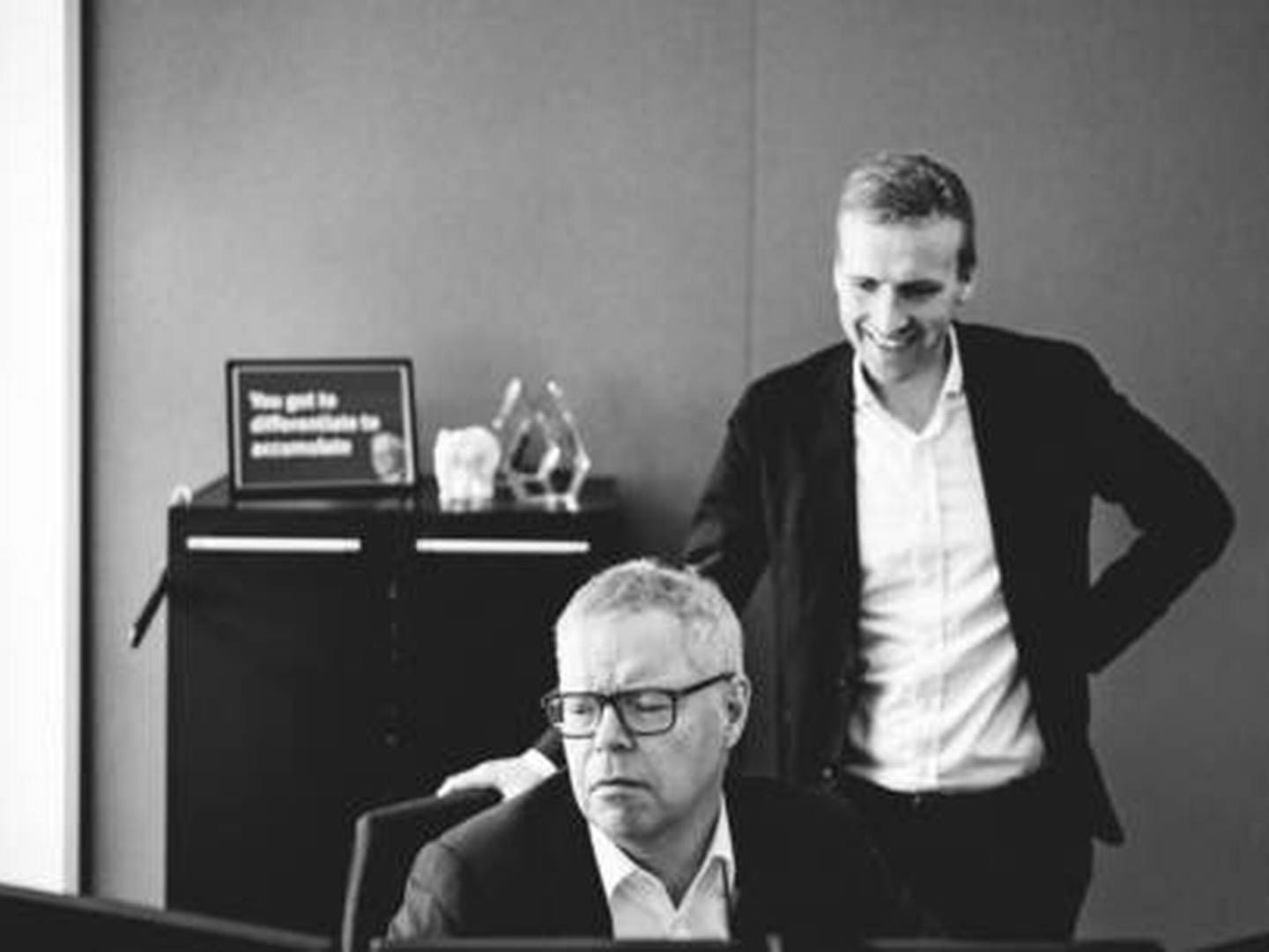 From left: Per Jørgensen, former head of equities at I&T and head of Nordic equities at I&T, Tue Simonsen. | Photo: PR/Investering & Tryghed