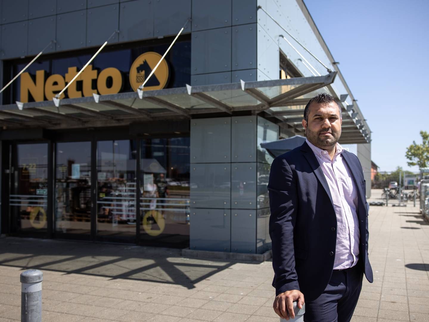 Braw Bakir tog over som topchef for Netto i Danmark i 2021, hvor han afløste Michael Løve, der i dag er adm. dir. for energiselskabet OK. | Photo: Stine Schjøtler/ERH