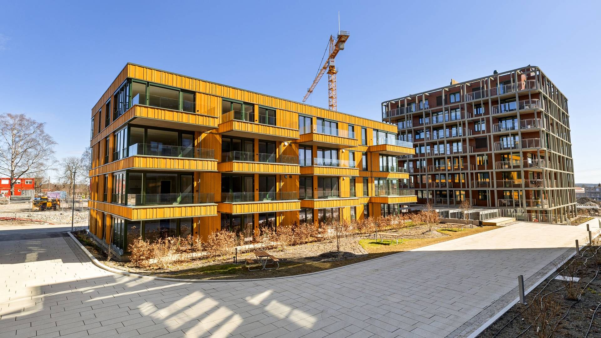 TAR SATS: Til tross for et røft marked, legger Obos leilighetene i Magasinparken ut for salg i første lvartal 2024. | Foto: Haakon Brox