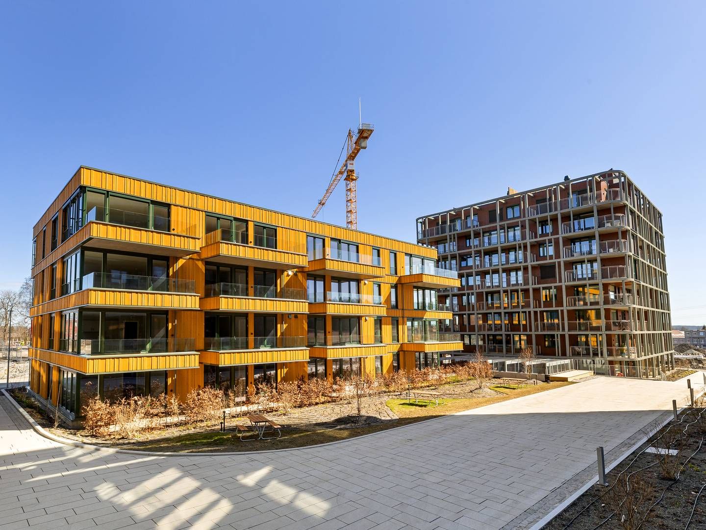 TAR SATS: Til tross for et røft marked, legger Obos leilighetene i Magasinparken ut for salg i første lvartal 2024. | Foto: Haakon Brox