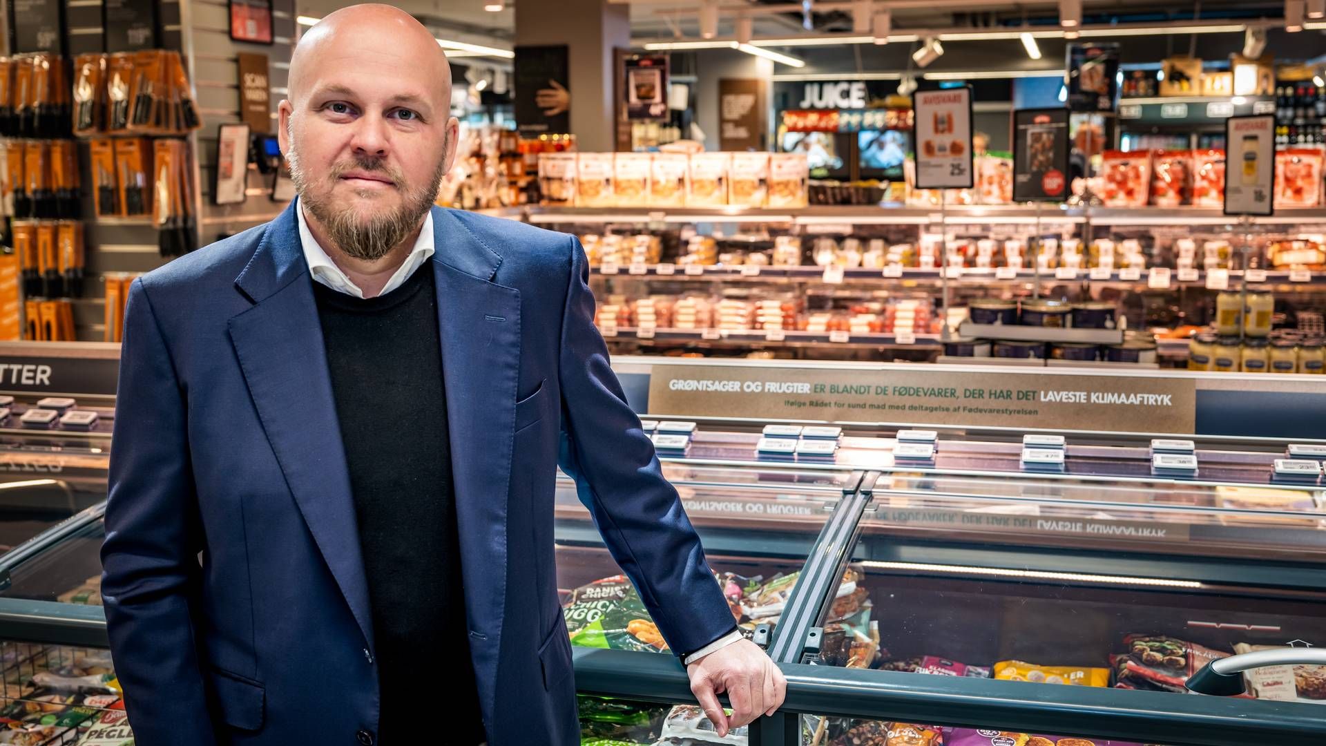 "Vi ønsker med ”Danske Madskatte” at bidrage til nye fortællinger og viden om de danske produkter inden for blandt andet økologi og dyrevelfærd," siger kædedirektør Richo Boss. | Foto: Dagrofa/pr