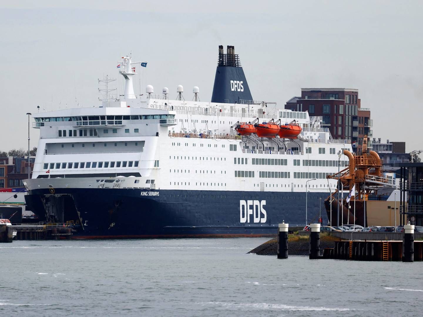 Modsat Molslinjen sender DFDS regningen for kvoteindførsel videre til kunderne. | Foto: Piroschka Van De Wouw/Reuters/Ritzau Scanpix