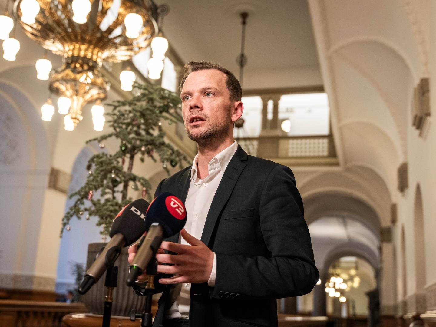 22. november kunne justitsminister Peter Hummelgaard (S) sætte flueben ved en ny flerårsaftale for domstolene. | Foto: Emil Nicolai Helms