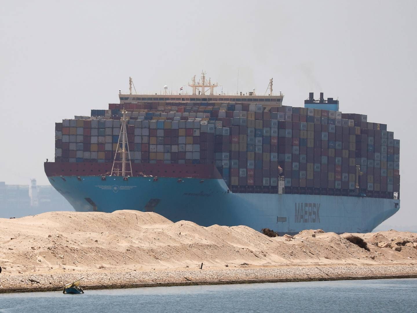 Verdens største rederi, MSC, som blev udsat for et angreb så sent som 26. december, holder sig fortsat væk fra området. | Foto: Amr Abdallah Dalsh/Reuters/Ritzau Scanpix