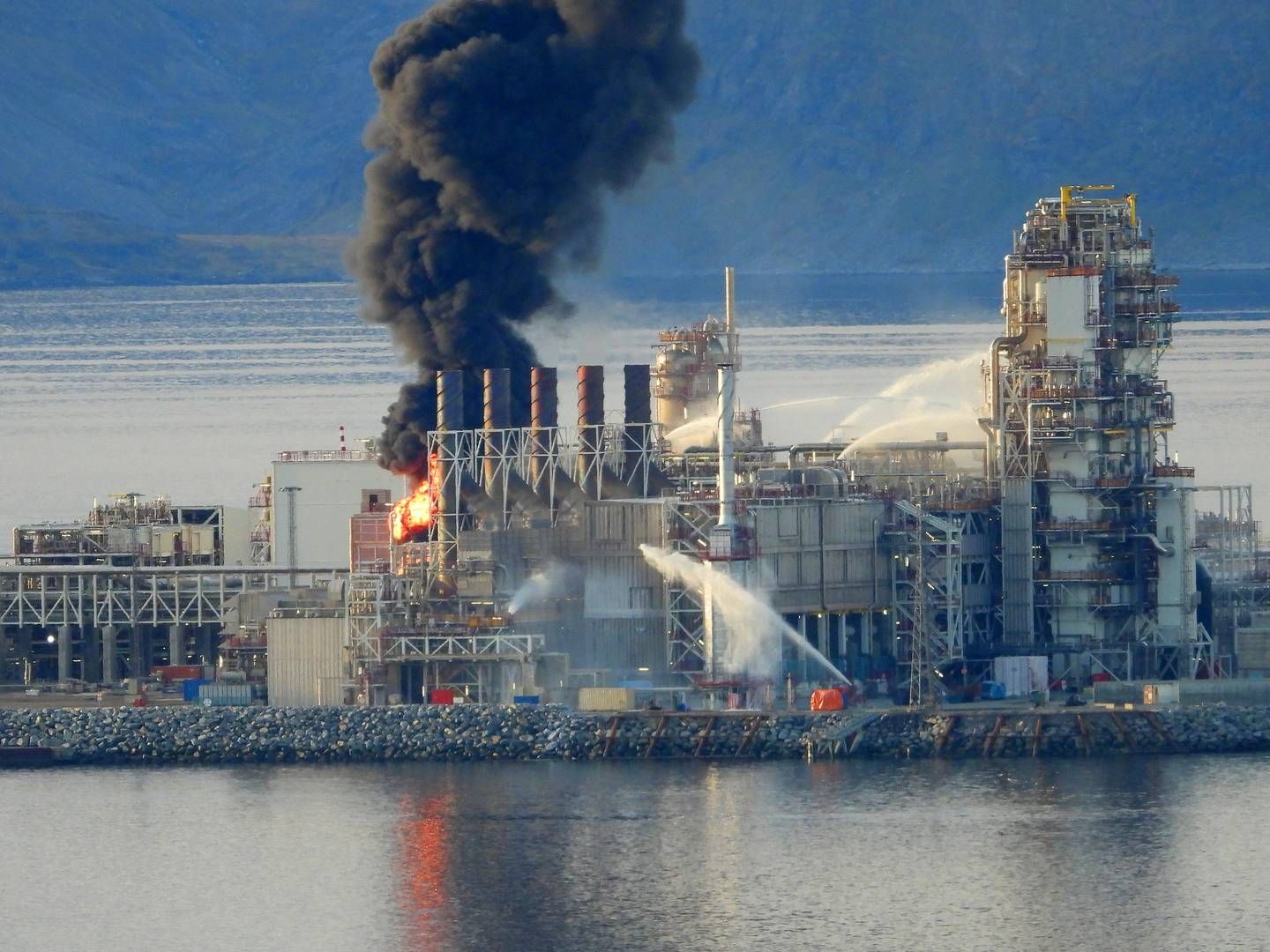 BRANNSIKRING: Hammerfest LNG var stengt i over et år etter brannen i september 2020. Equinor jobbet fortsatt med brannsikringen på anlegget. | Foto: Bjarne Halvorsen / NTB