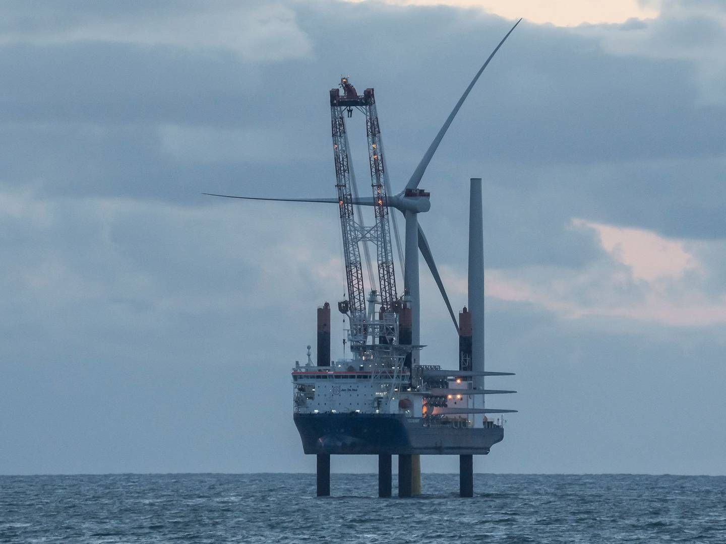 The last turbine at Vesterhav Nord was installed in fall, though | Photo: Vattenfall