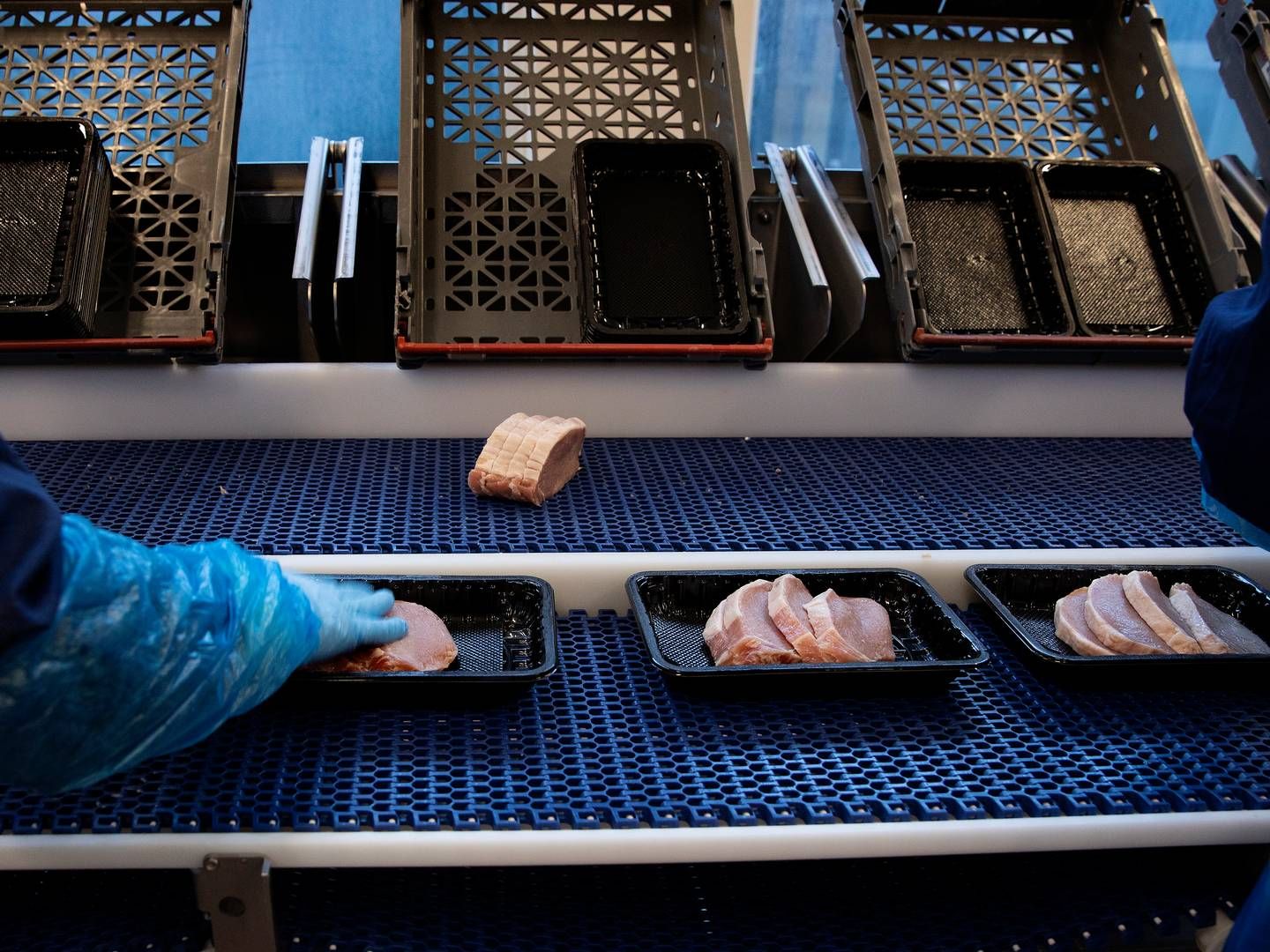 Ost, kød og andre fødevareprodukter samt biobaserede produkter og landbrugsmaskiner indgår i fødevareklyngens eksport. | Foto: Finn Frandsen/Ritzau Scanpix