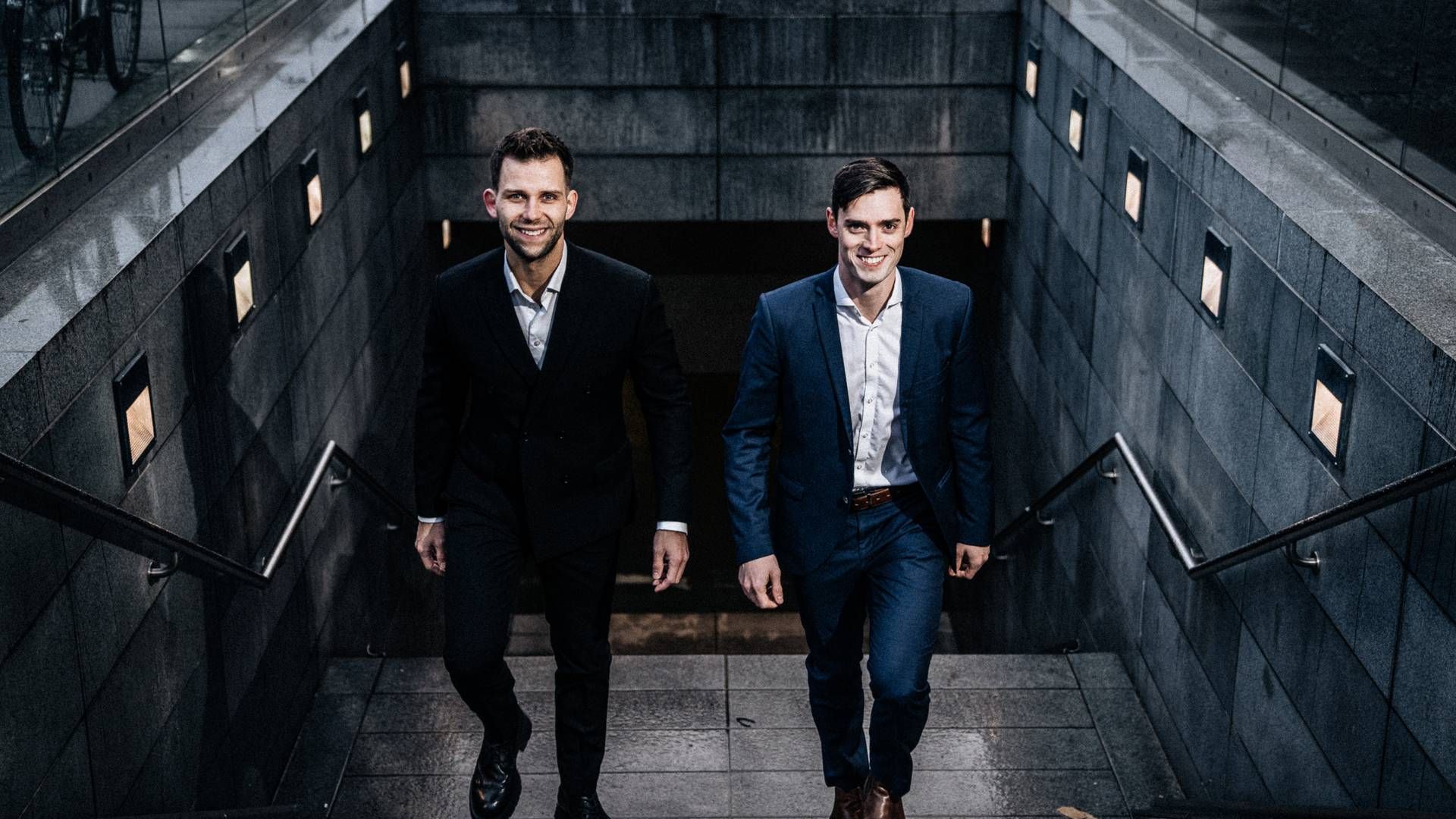 Jeppe Taaning (tv) og Thomas Henney stiftede Dynacap Consulting i 2020. | Foto: PR
