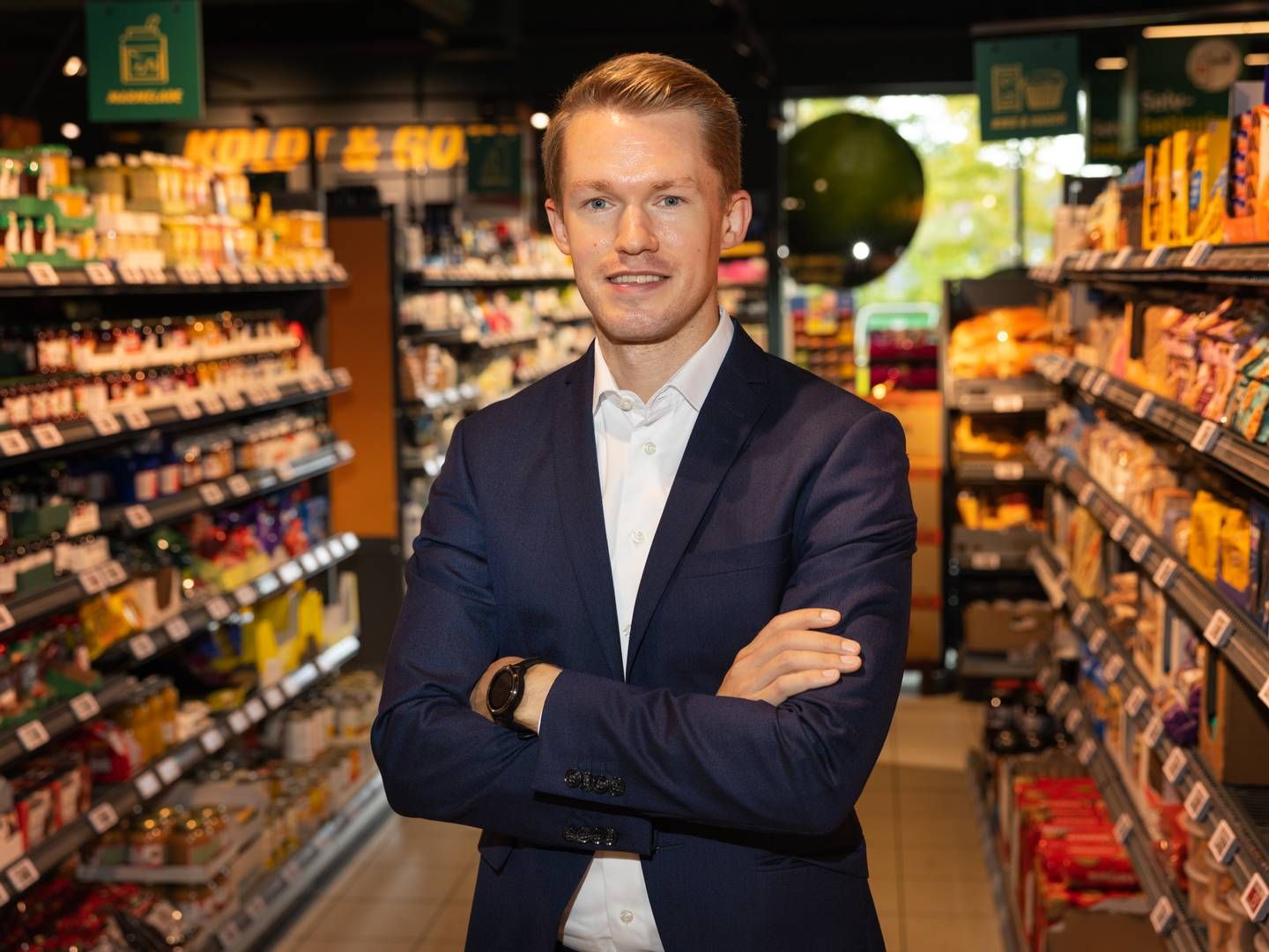 Michael Tilsted overtog i september stillingen som kædedirektør for 365discount efter Thomas Nielsen, der skiftede til en stilling som direktør for den jyske supermarkedskæde Løvbjerg. | Foto: Gregers Tycho