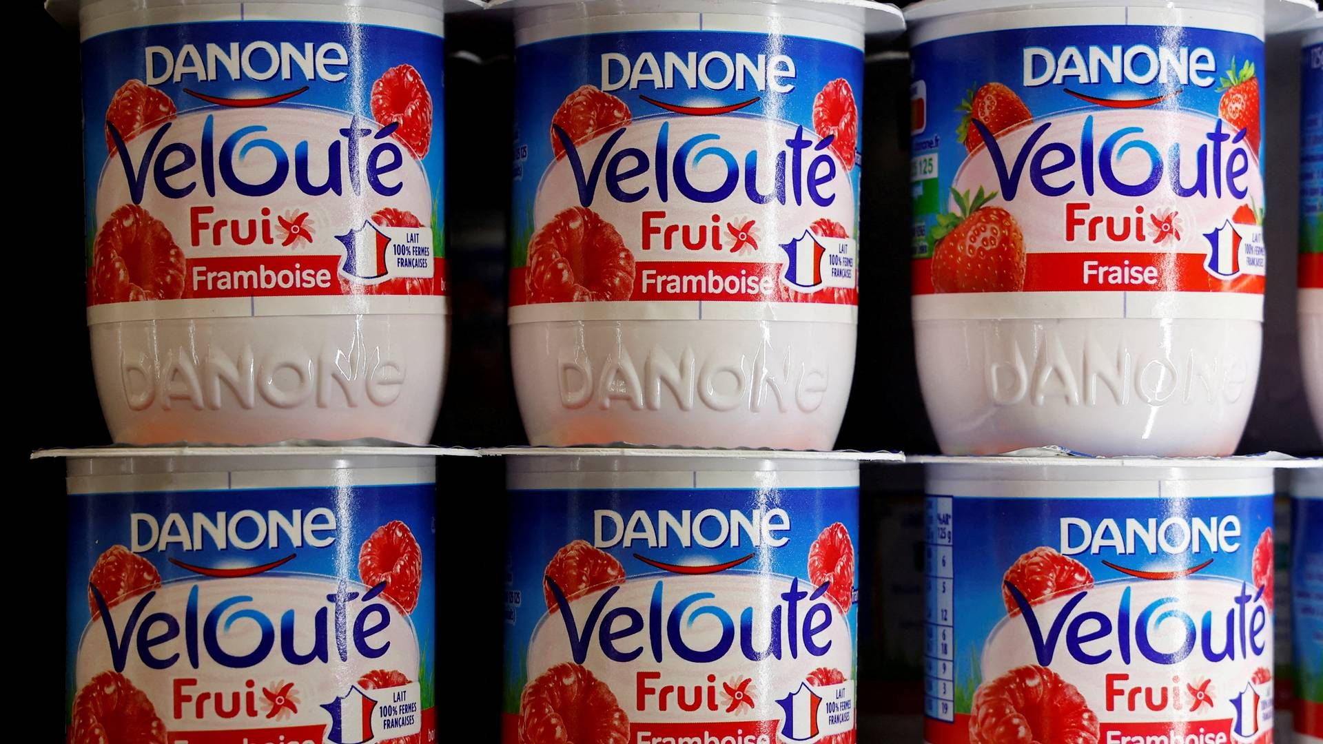 Arla-konkurrenten Danone har indgået en aftale med kapitalfonden Platinum Equity, der køber to store brands i mejerikoncernens portefølje. | Foto: Eric Gaillard/Reuters/Ritzau Scanpix