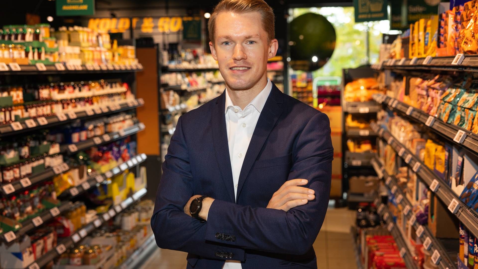 Michael Tilsted overtog i september stillingen som kædedirektør for 365discount efter Thomas Nielsen, der skiftede til en stilling som direktør for den jyske supermarkedskæde Løvbjerg. | Foto: Gregers Tycho