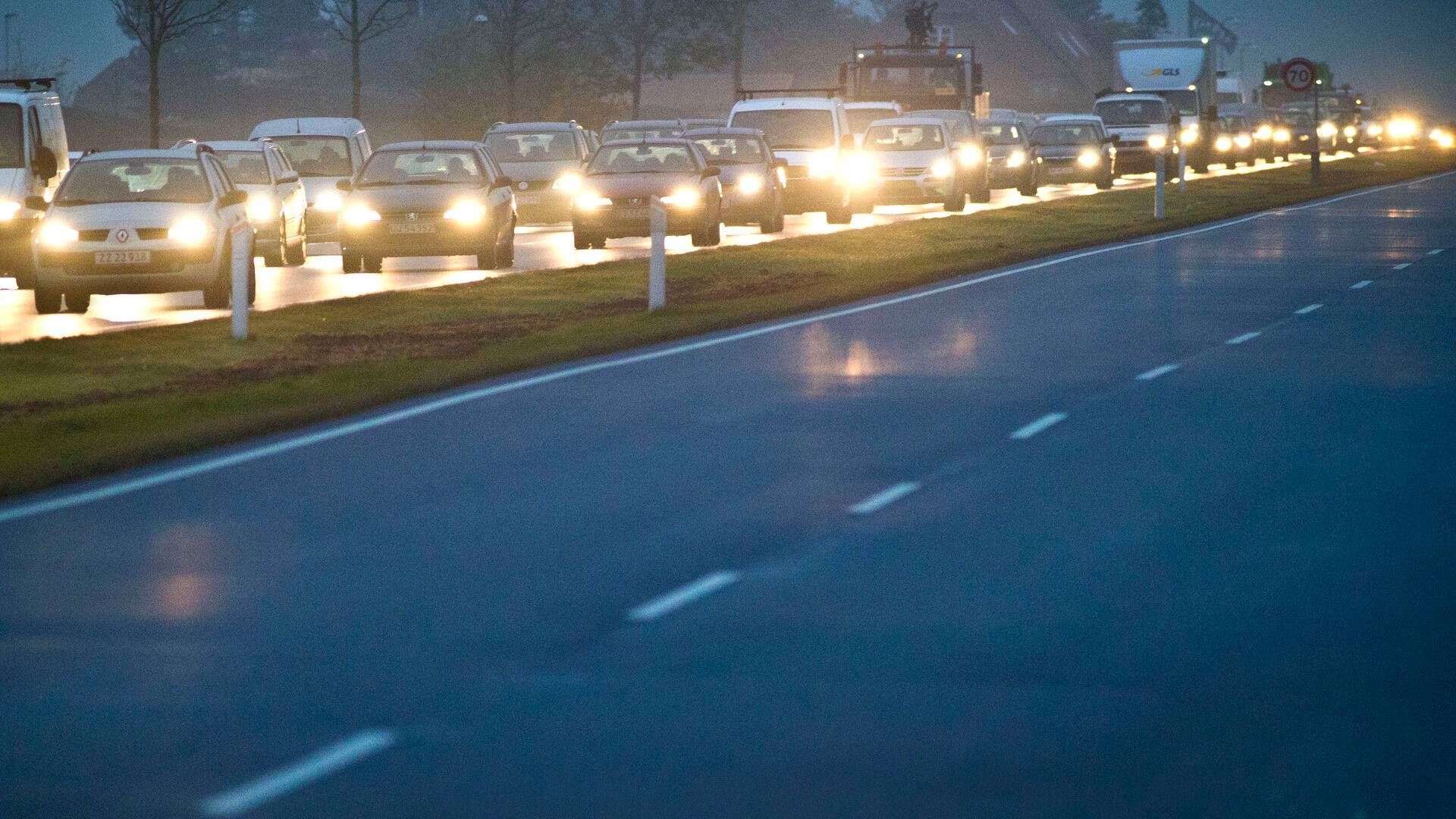 Der er tale om en ny motorvejsforbindelse, som skal gå over øen Egholm i Limfjorden. | Foto: Jan Dagø/Jyllands-Posten/Ritzau Scanpix