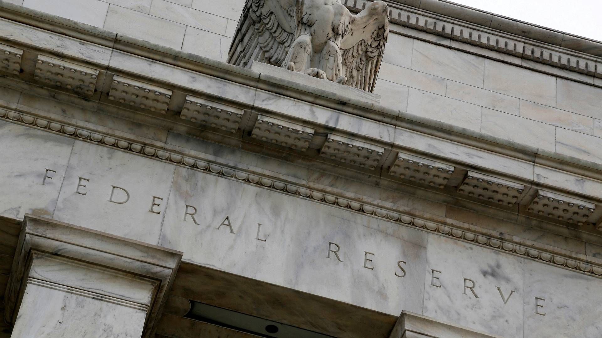 Federal Reserve har løbende hævet renten til det nuværende niveau på 5,25-5,50 pct. | Foto: Jonathan Ernst/Reuters/Ritzau Scanpix