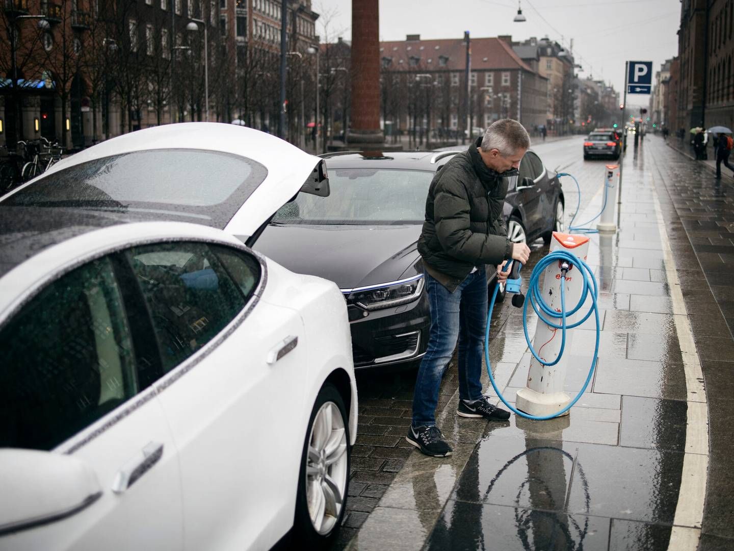 Det er blandt andet elbilernes vægt, som øger omkostningerne til dæk. | Foto: Mikkel Hørlyck/Ritzau Scanpix
