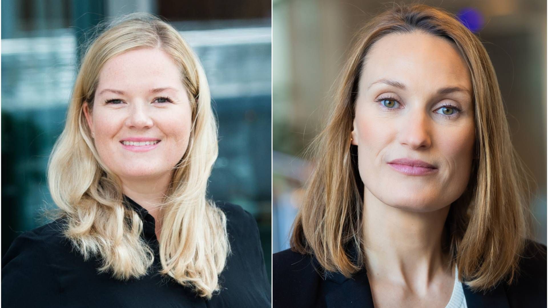 NY KOMMUNIKASJONSTOPP: Silje Linnerud Næss og Anna-Lena Nordling er den nye kommunikasjonstoppen i Danske Bank | Foto: Danske Bank
