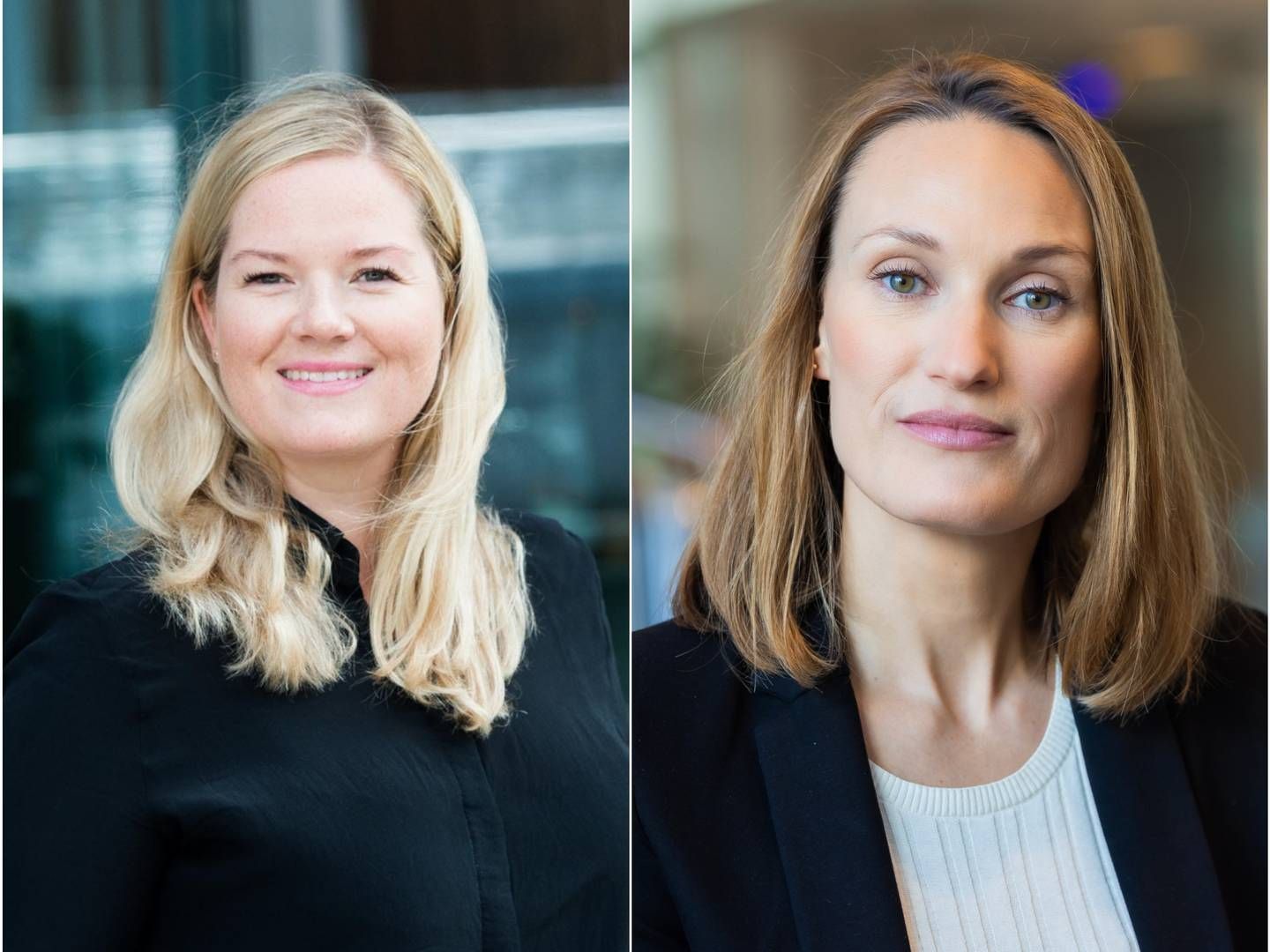 NY KOMMUNIKASJONSTOPP: Silje Linnerud Næss og Anna-Lena Nordling er den nye kommunikasjonstoppen i Danske Bank | Foto: Danske Bank