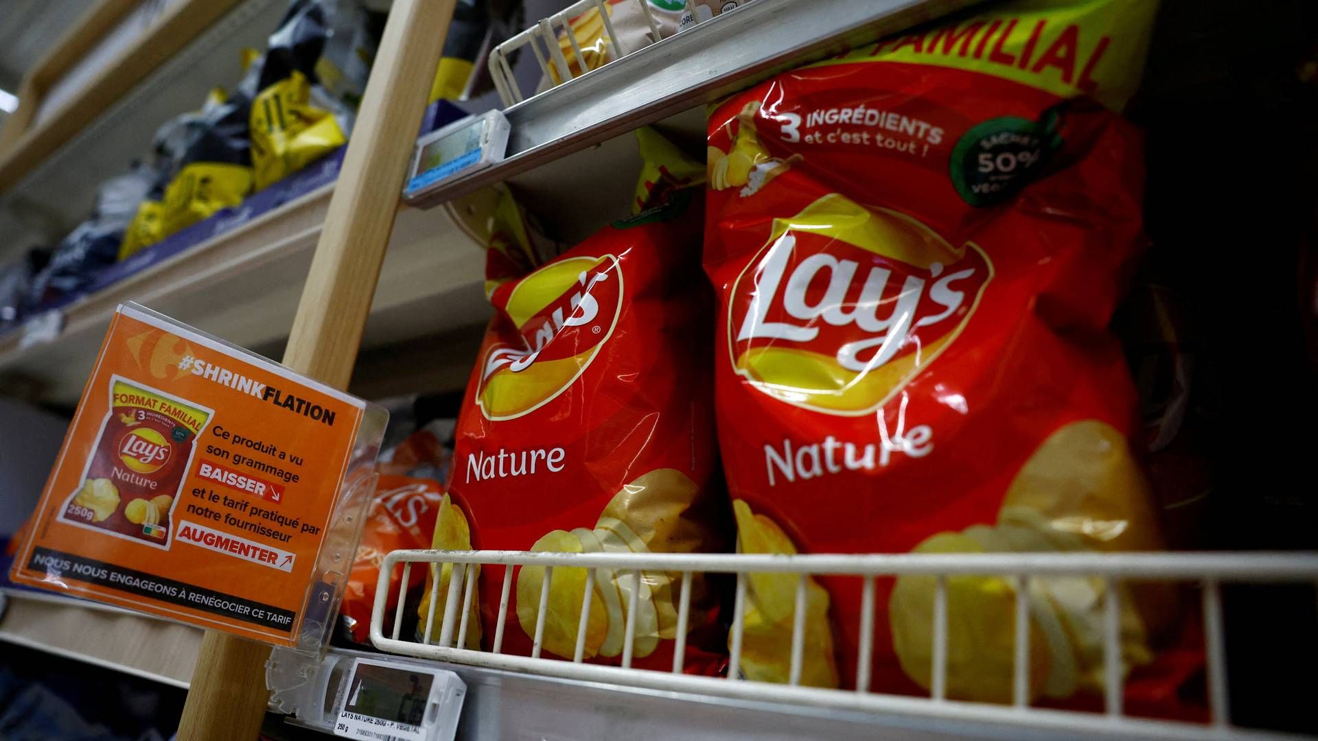 Pepsico står bl.a. bag Lay's-chips. | Foto: Sarah Meyssonnier/Reuters/Ritzau Scanpix