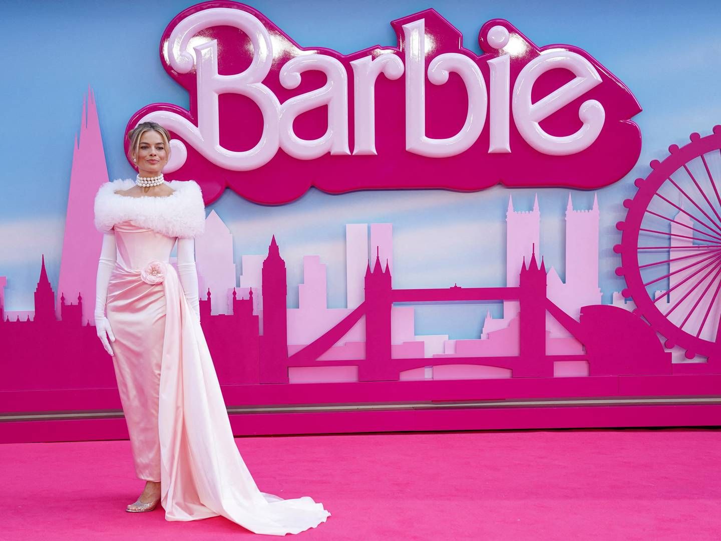Margot Robbie spiller Barbie i filmen af samme navn. | Foto: Maja Smiejkowska/Reuters/Ritzau Scanpix