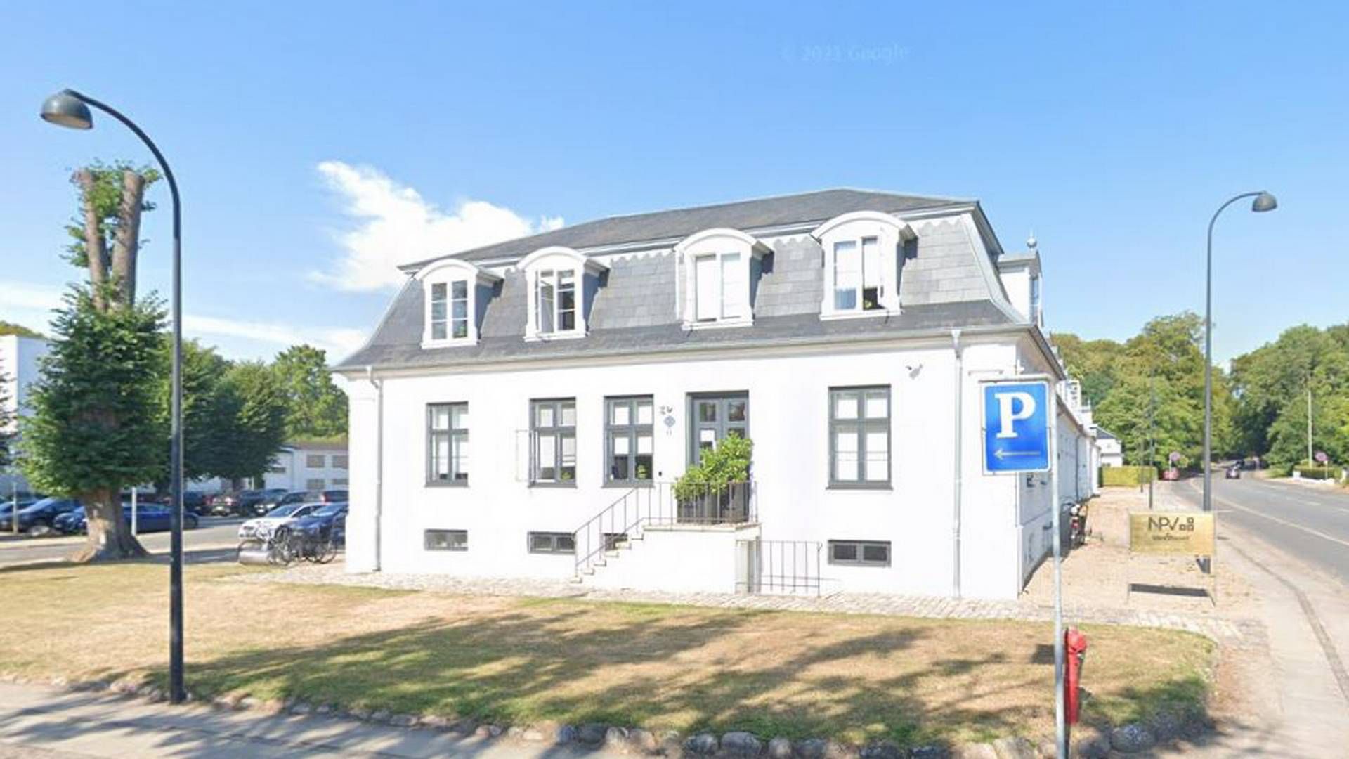 NPV's hovedkvarter på Jægersborg Allé nord for København. | Foto: Google Street View