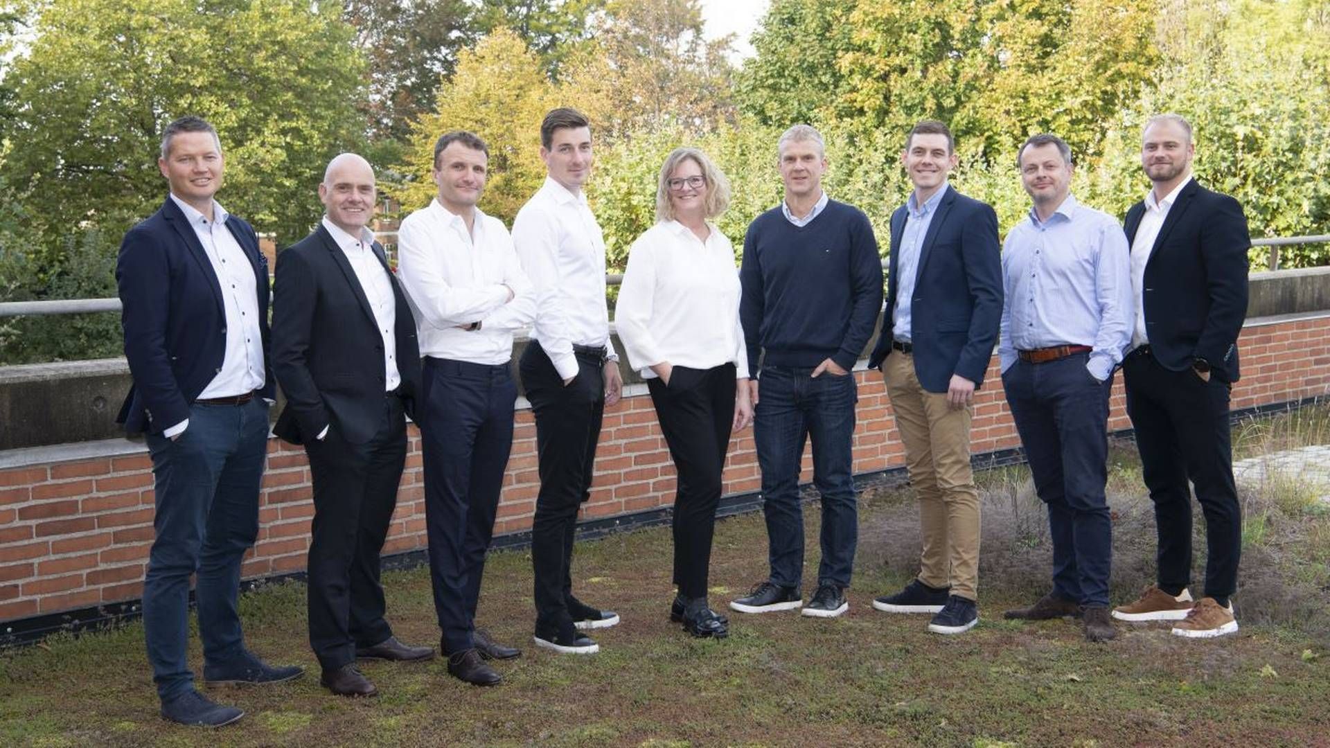 Union Bulk partners Jens Boesen (second from left) and Anders Svarrer (third from left) founded the dry bulk operator together in 2019. | Photo: Union Bulk