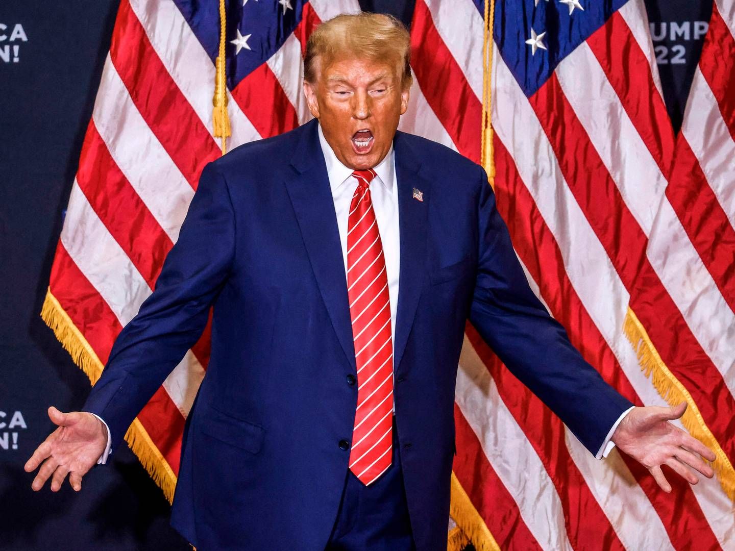 Den tidligere amerikanske præsident Donald Trump er blandt andet anklaget for forsøg på at omstøde resultatet af valget i 2020. | Foto: Tannen Maury
