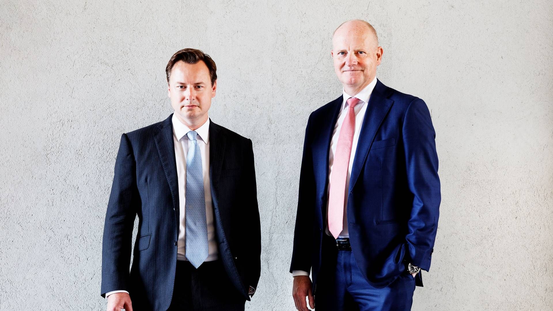 Freddie Lee (left) and former CEO of BW Group and Norden, Carsten Mortensen are launching a second shipping fund. | Photo: Pr-foto