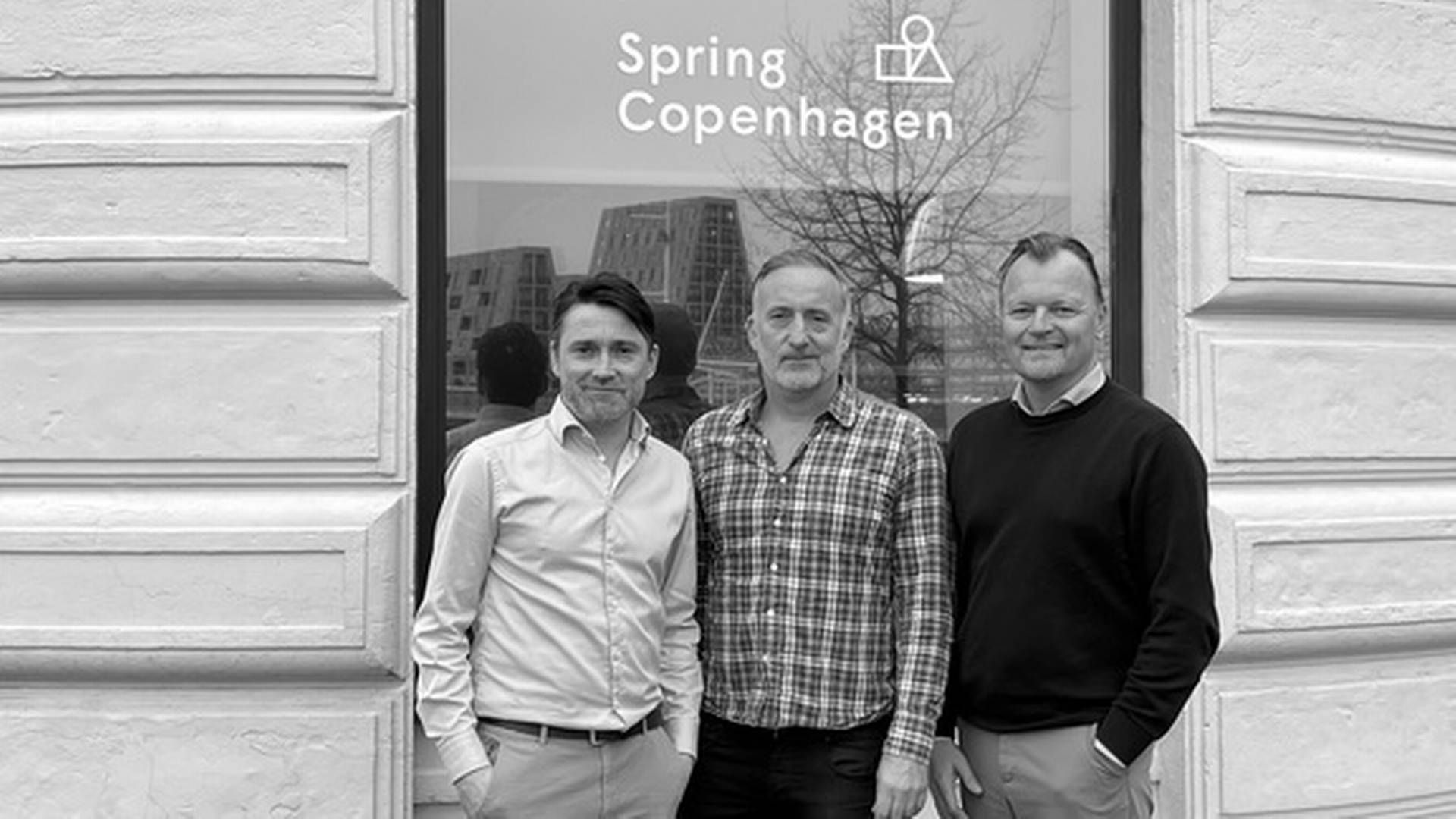 Spring Copenhagen, der er ledet af Claus Nielsen og Peter Sørensen (mf) udvider med overtagelsen af Bysommer, der er stiftet af Jesper Sommer (th).