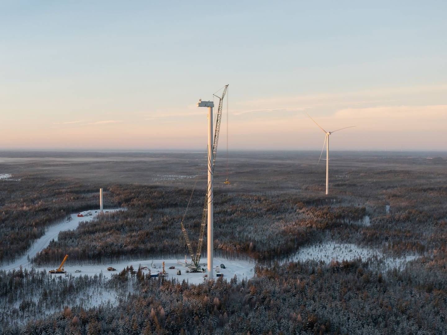 Svenske OX2 har slået sig sammen med Stora Enso om 1 GW landvind samt mulighed for solenergi og batterilagring. | Foto: Ox2