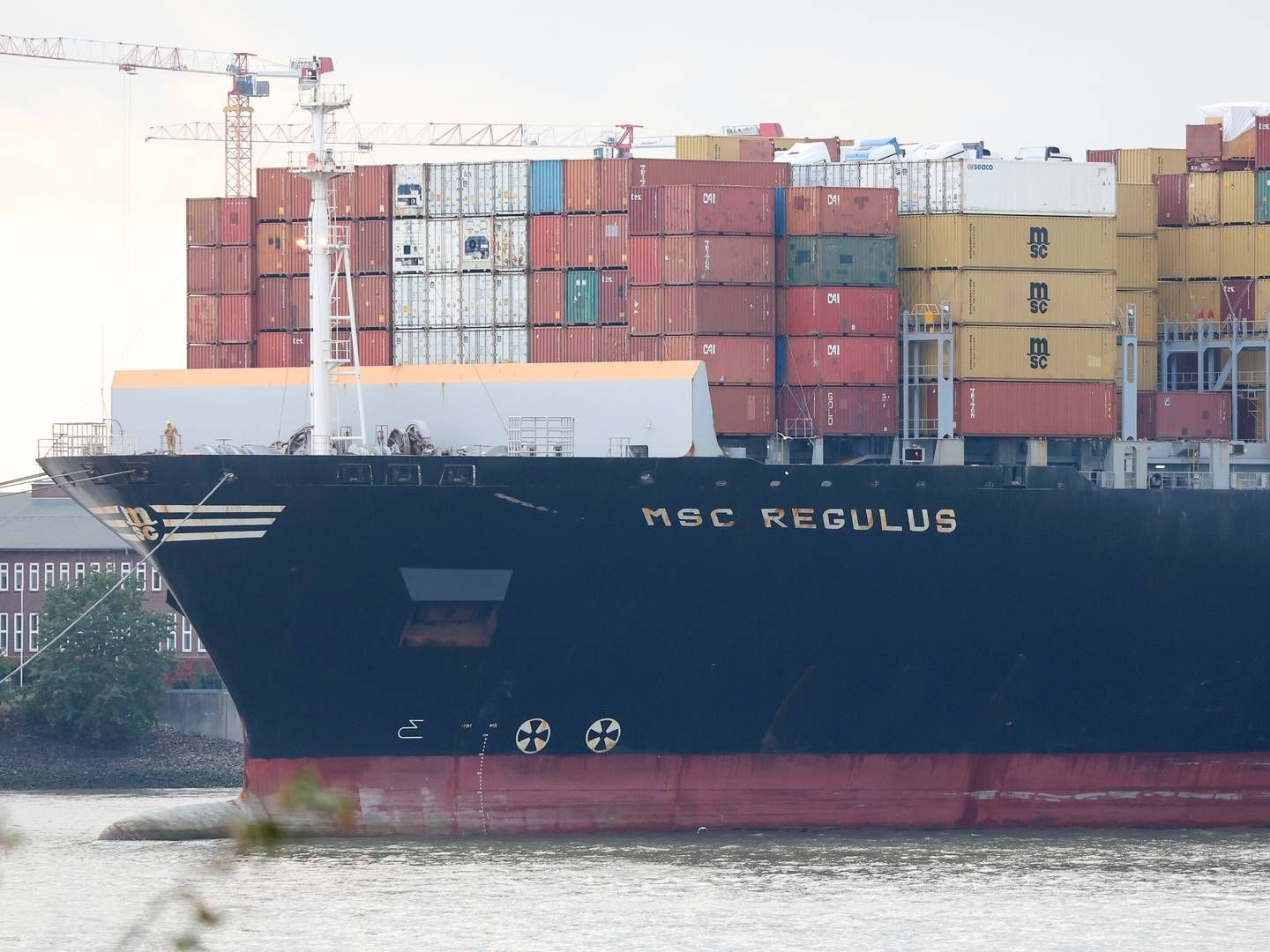 An MSC container ship. | Photo: Bodo Marks/AP/Ritzau Scanpix