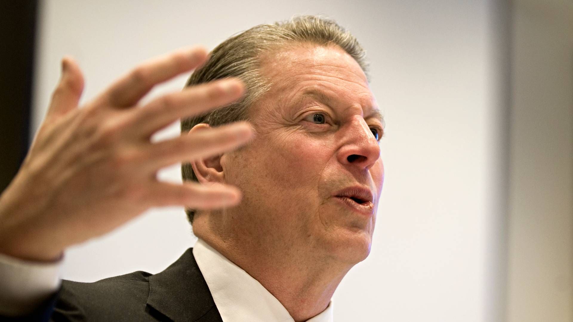 Al Gore, der i 2000 tabte præsidentvalget til George W. Bush, var vicepræsident under Bill Clinton fra 1993 til 2001. | Foto: Torben Stroyer