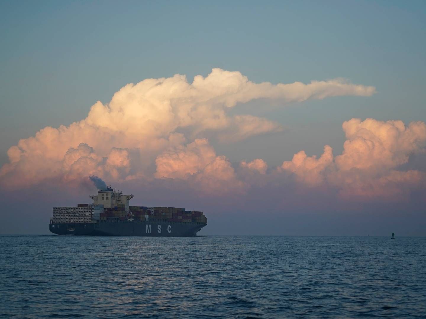 De store containerrederier oplever stigende fragtrater på grund af især krisen i Det Røde Hav. | Foto: Aaron Jackson/AP/Ritzau Scanpix