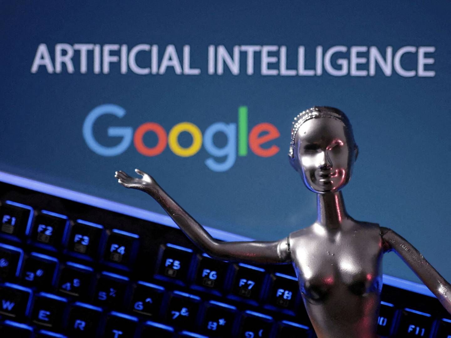 Google har afskediget medarbejdere for at fokusere endnu mere på kunstig intelligens. Arkivfoto: Dado Ruvic/Reuters/Ritzau Scanpix