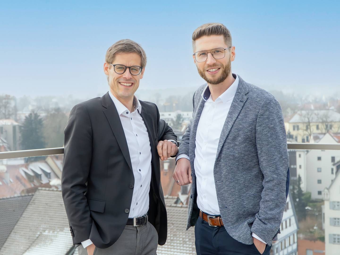 Tobias Rommel (links) und Peter Meinhardt, Geschäftsführer der S-International BWS. | Foto: Sparkasse
