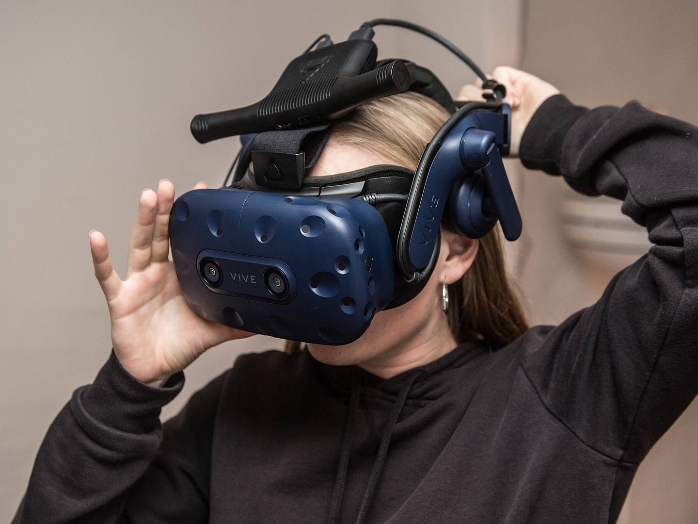Meetinvr's software blev udviklet til brugere af VR-briller. Arkivfoto: Mogens Flindt | Foto: Mogens Flindt