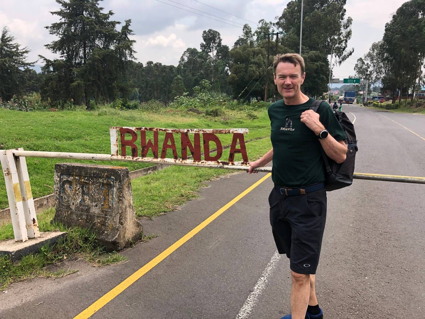 Lars Bo Bertram on a trip to Rwanda with childrens' charity SOS Børnebyerne in 2020. | Photo: Simon Lund Christiansen