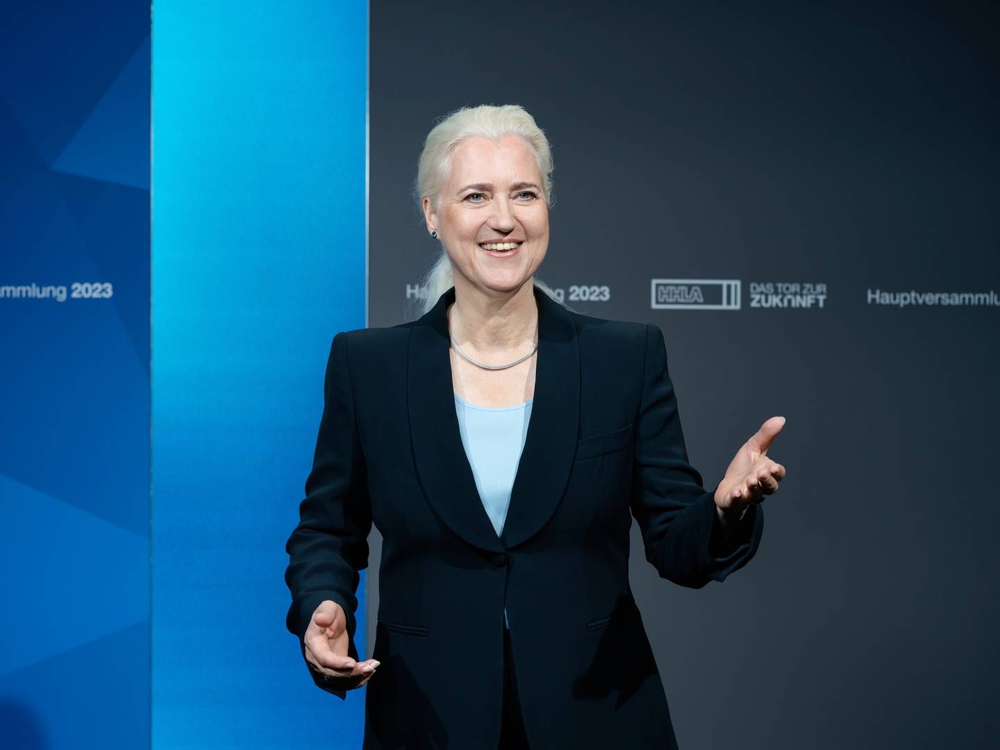 Angela Titzrath bliver forlænget i fem år som topchef for havneoperatøren HHLA i Hamborg. | Foto: Download image HHLA/Nele Martensen
