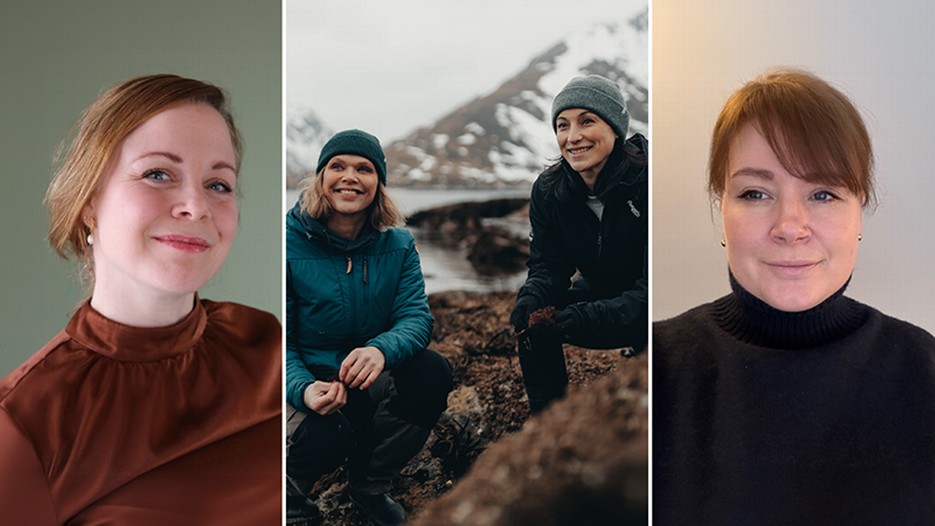 Pernille Volent, Angelita Helen Eriksen og Tamara Singer, samt Cathrine Movold er årets vinnere av She’s Next-stipendet. | Foto: Pressefoto